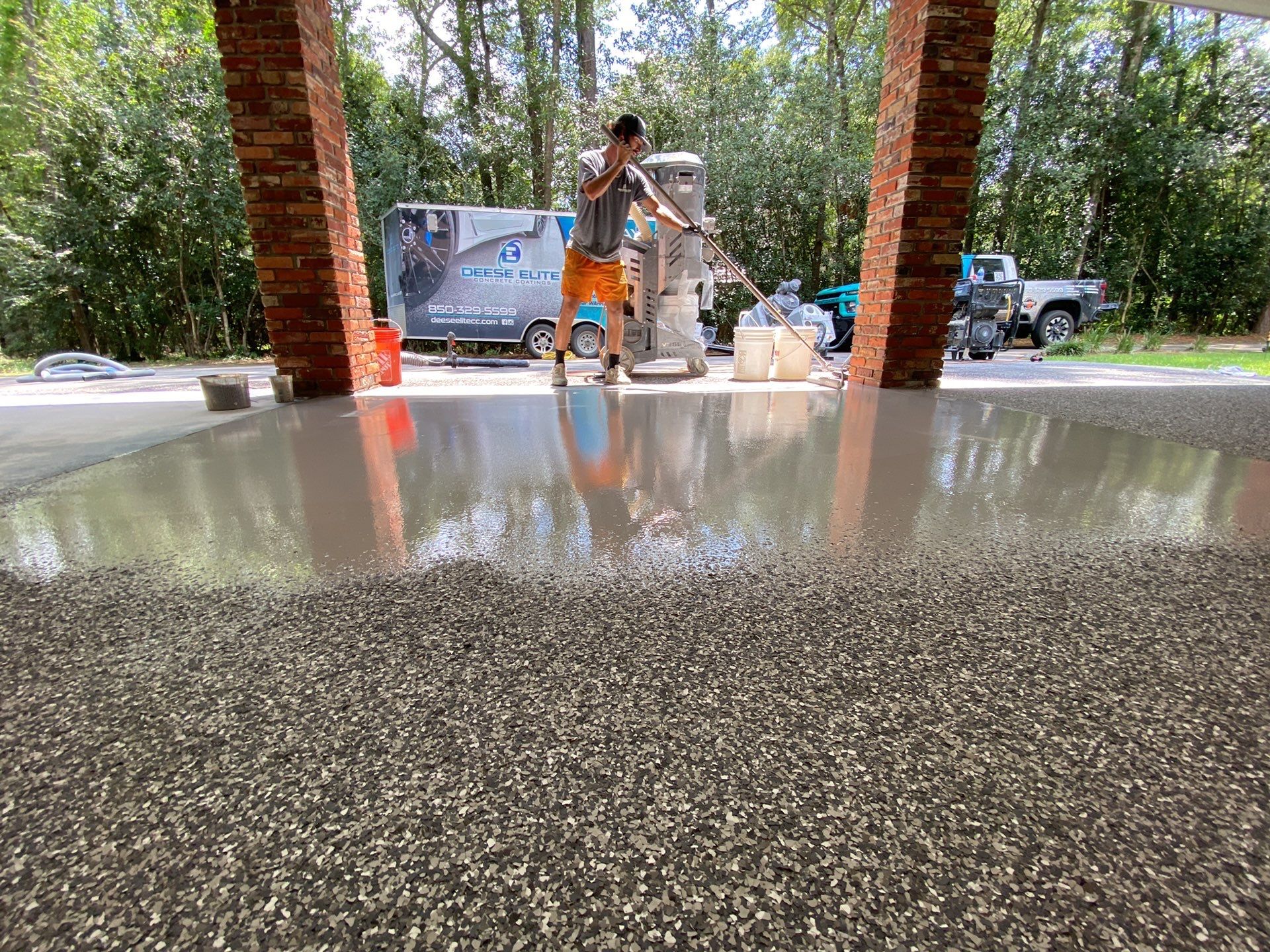 Silver Creek Carport by Deese Elite Concrete Coatings