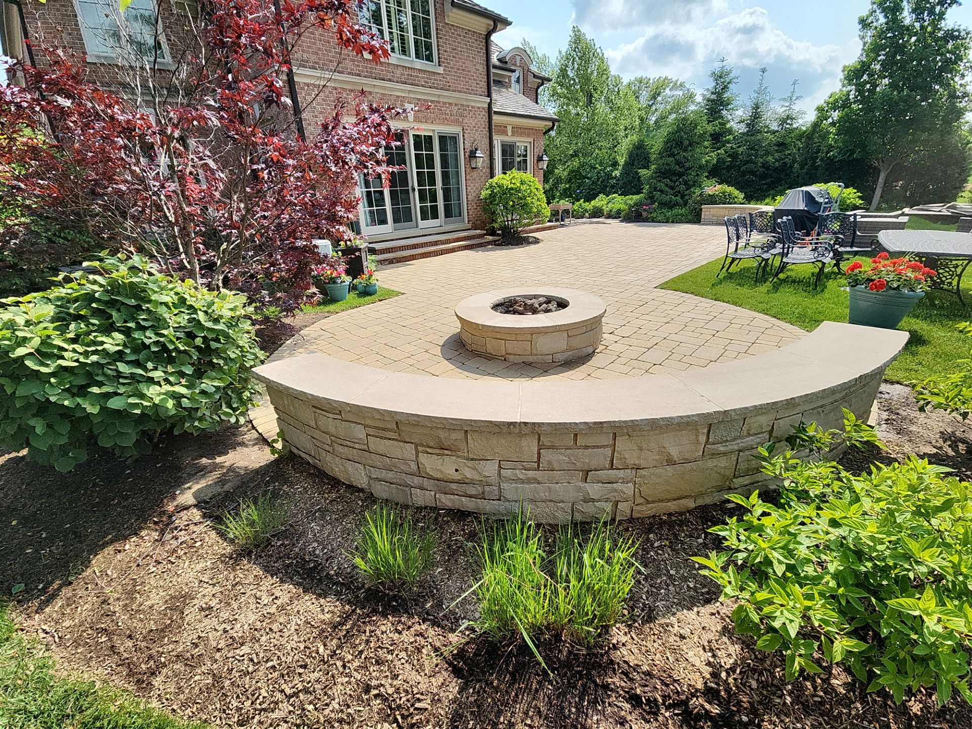 Brick paver repair, cleaning sanding and sealing by Northern Power Washing LLC.