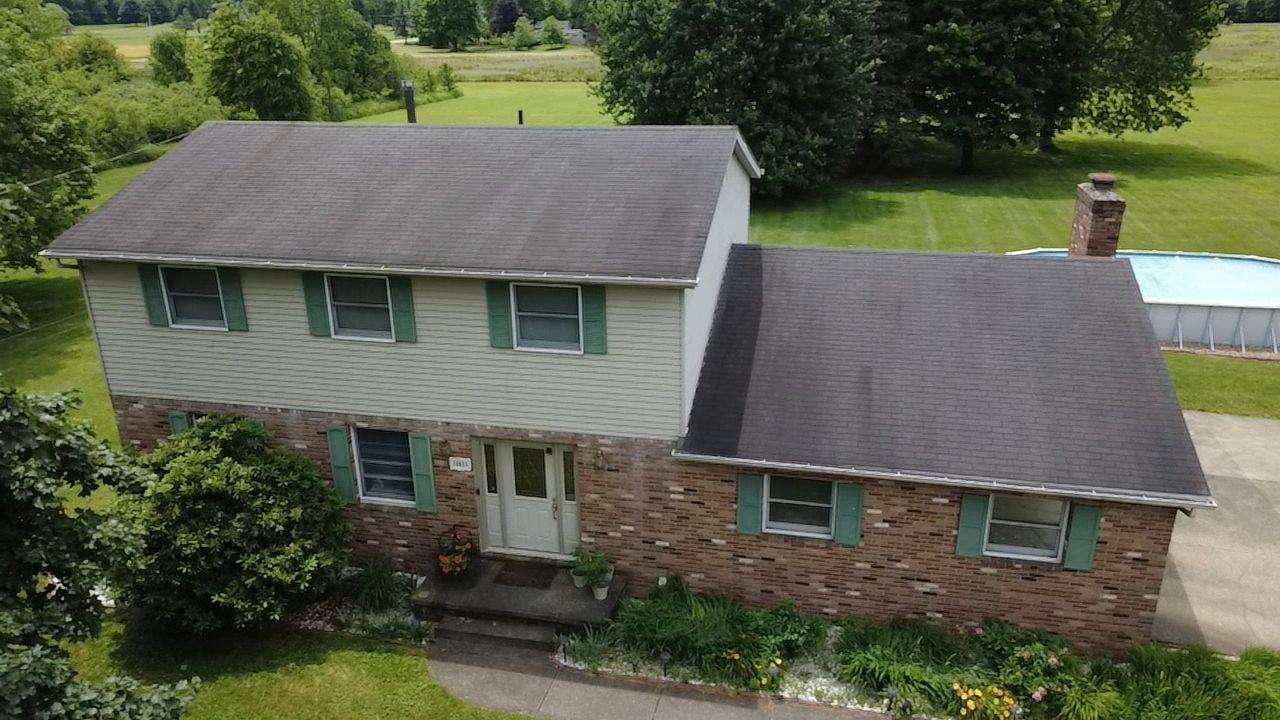 Aubrey K: Atlas Pinnacle, Color, Pewter, Drip Edge, Color, Hickory Clay by Eagle Eye Roofing