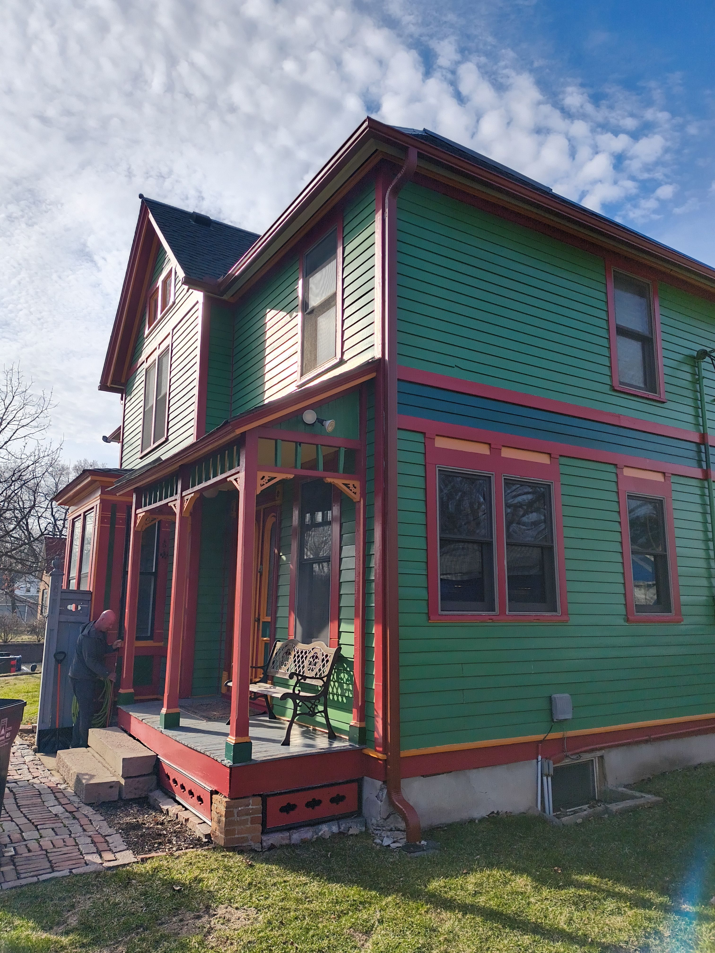 Custom Gutter Installation on Historic Victorian Home in Saint Paul by Next Level Seamless Gutters / Exteriors Inc.