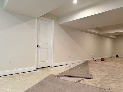 Full Basement Finishing – Drywall, Doors & Trim | Middletown, DE by Laser Focused Solutions LLC