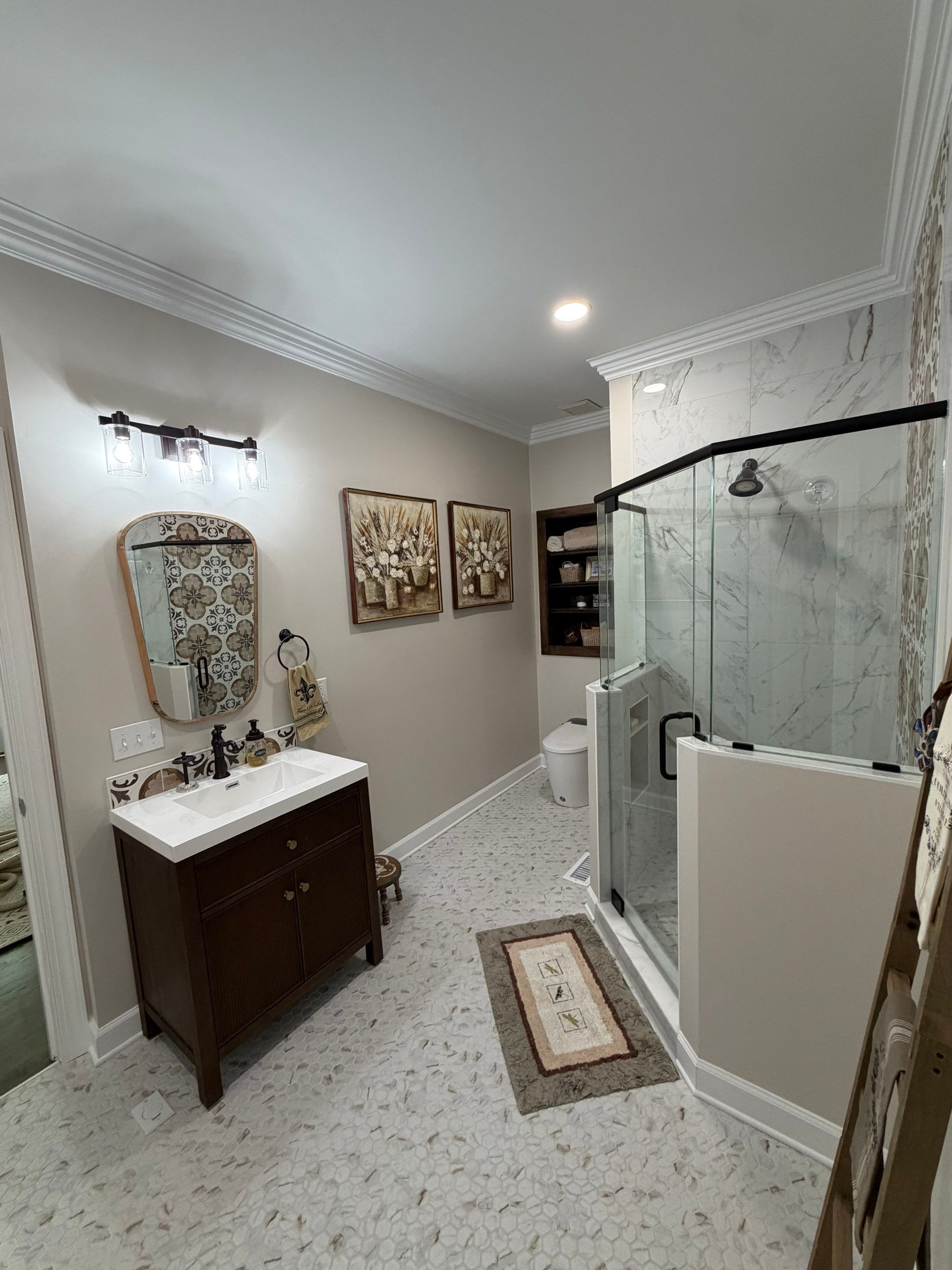 Bathroom Remodel in Brentwood by Music City Improvements