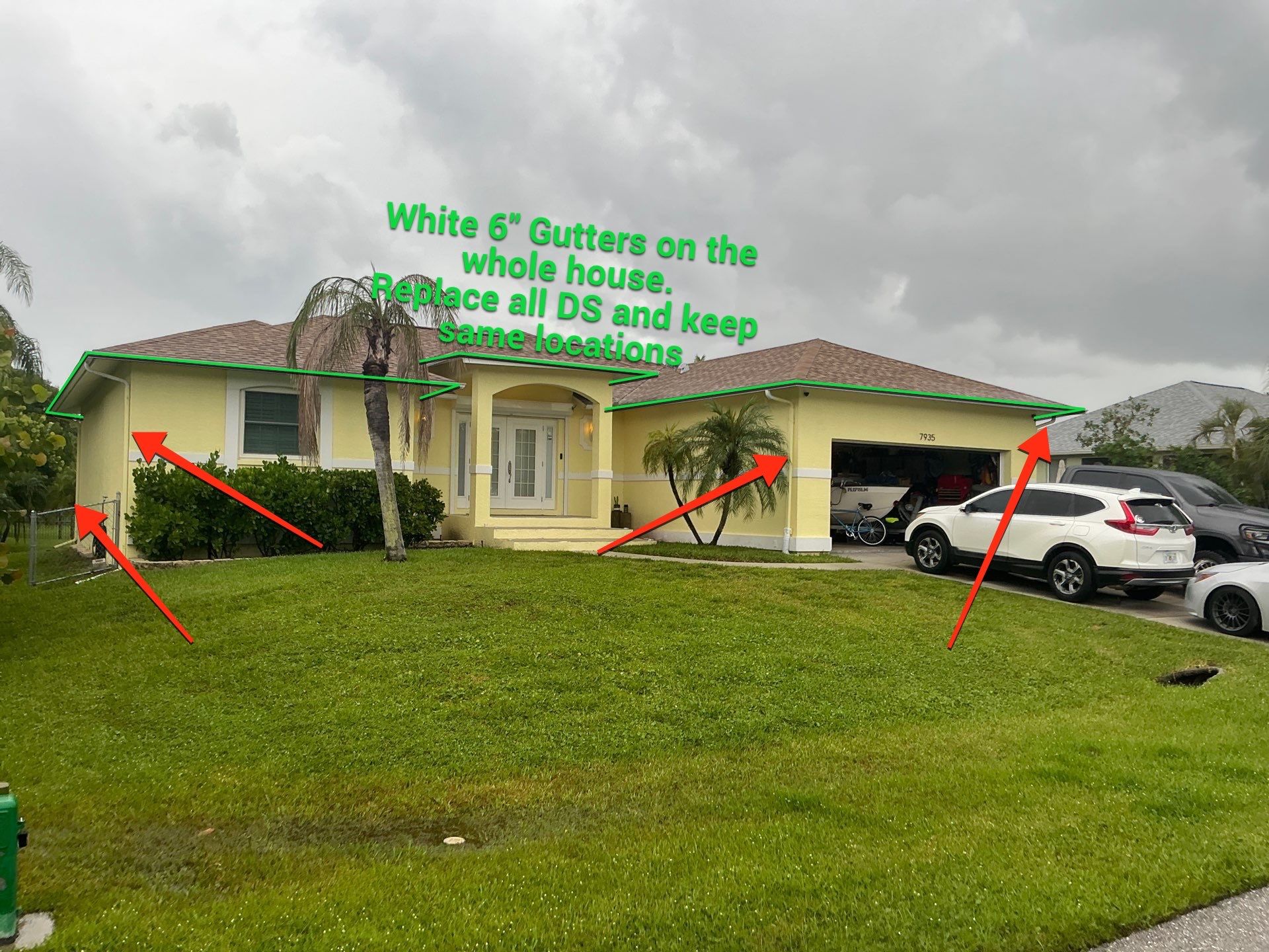 6-Inch Seamless Gutters in Fort Myers FL by Gutter Professors