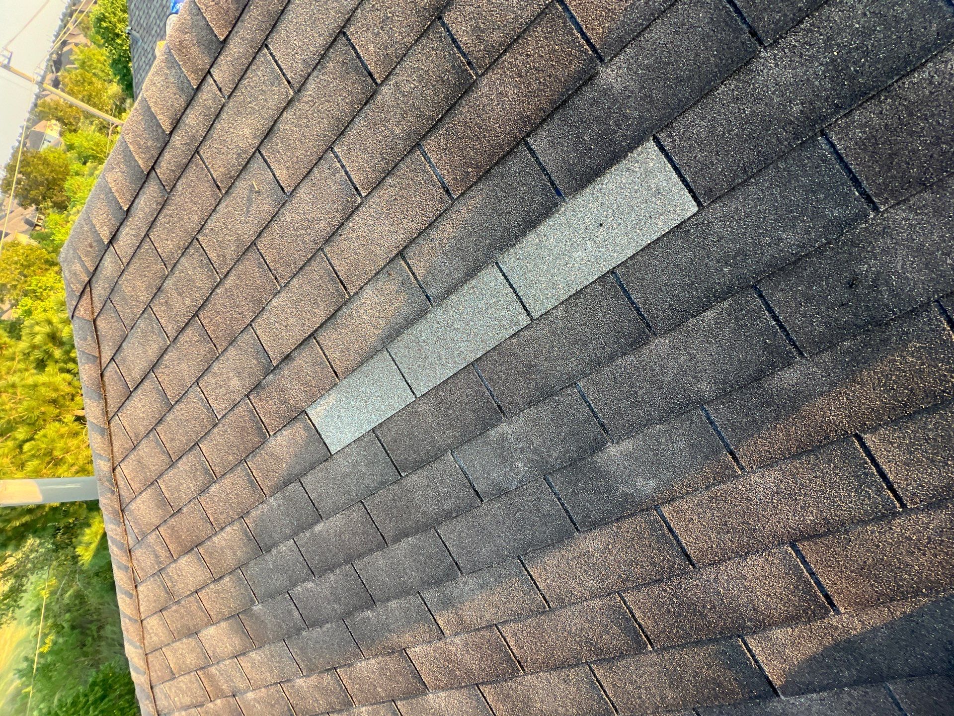 Hail Damage using Owen's Corning Duration (Lifetime) Shingles by Roof Repair Company