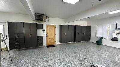 Jim P. upgraded his garage with cabinets