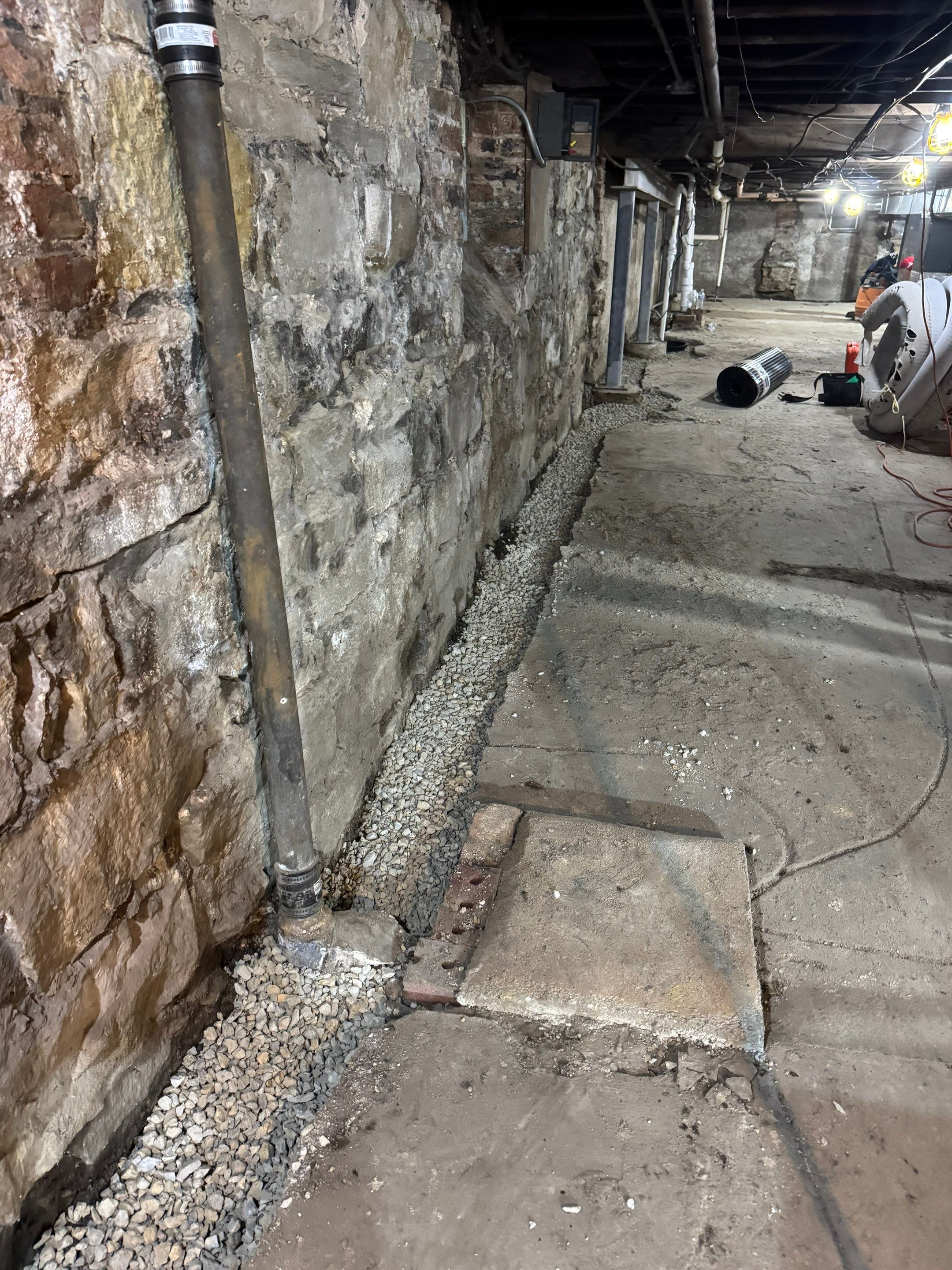 Chicago Drain Tile System by Area Wide Waterproofing