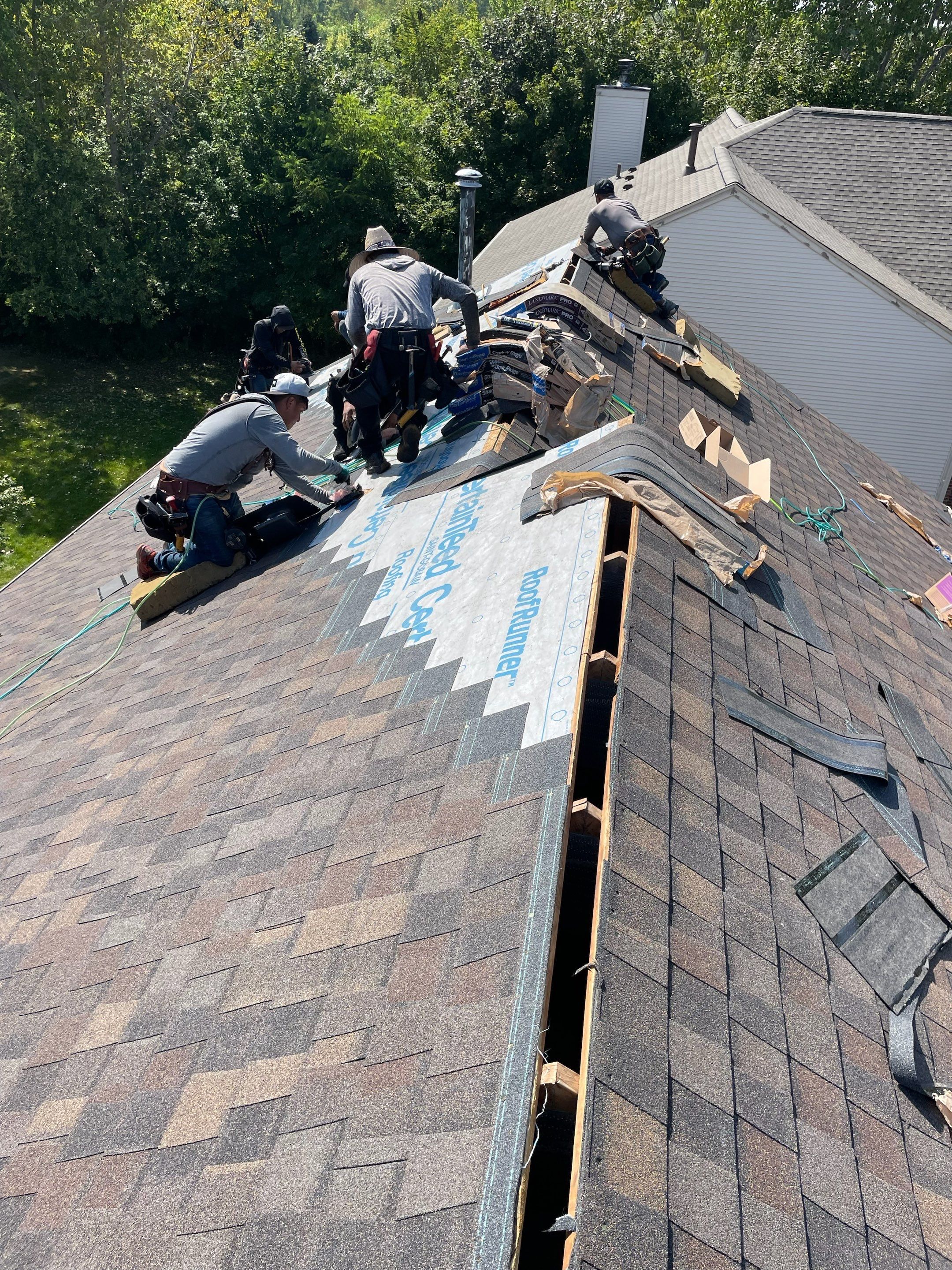 Roof Replacement using CertainTeed Landmark Pro by 180 Contractors