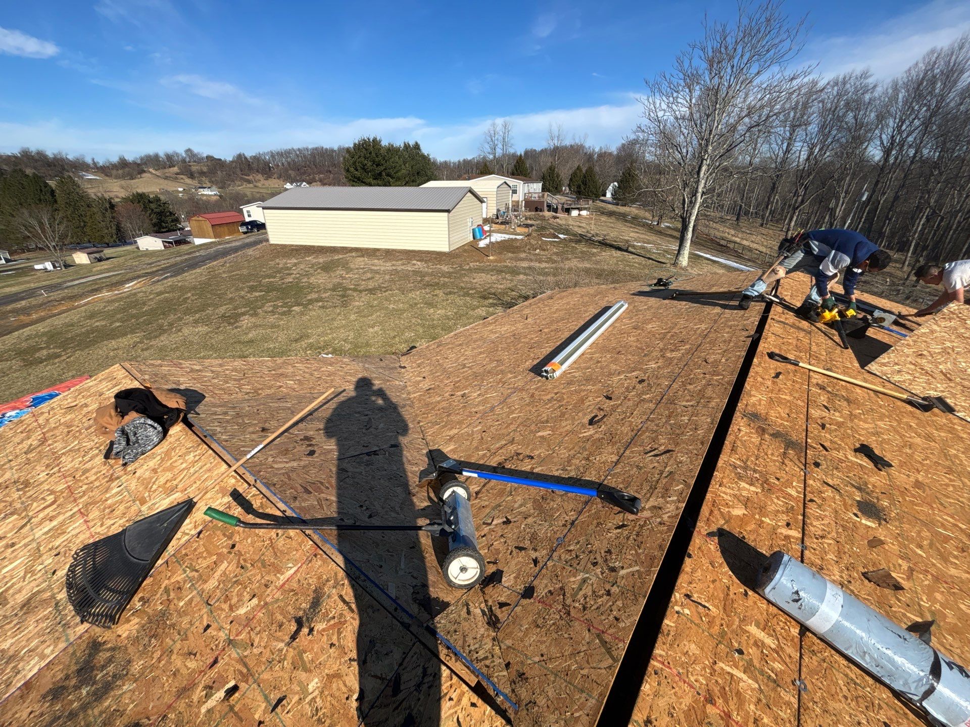 Residential Roofing Installation using GAF Timberline HDZ Pewter Gray by Rainstoppers Roofing