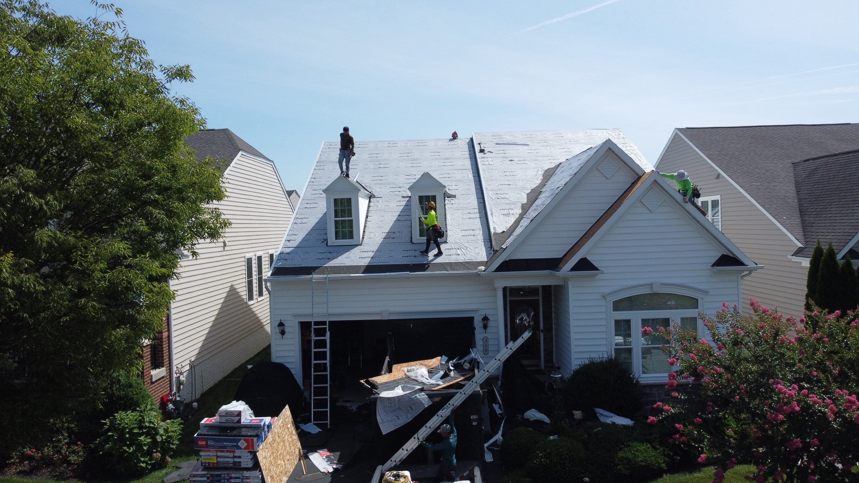 Residential Roofing Installation using GAF Timberline HDZ by Matter Construction, LLC