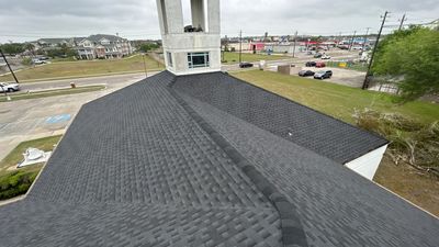Commercial Roofing Installation using GAF Timberline HDZ