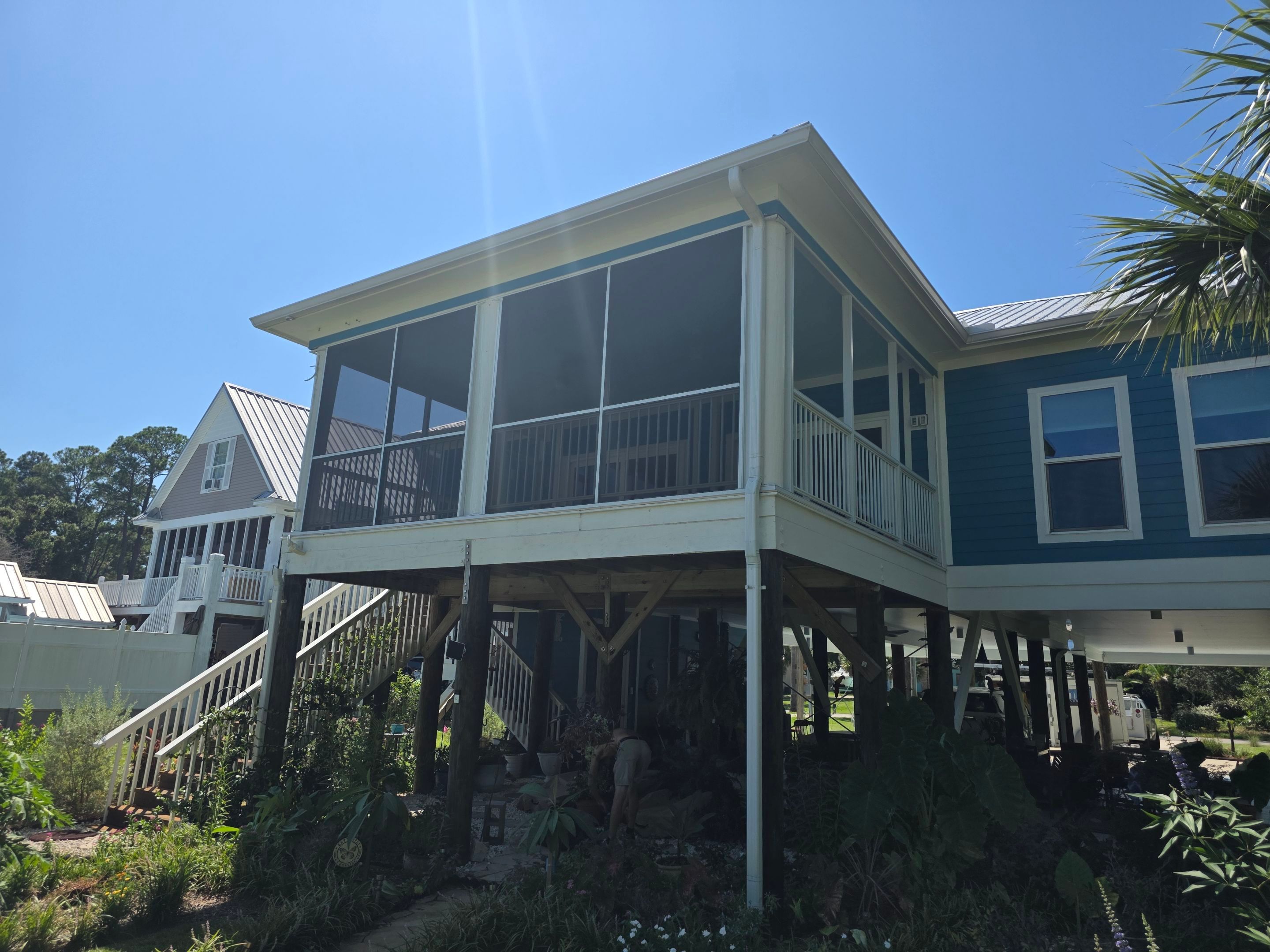 Elevated Screen Room by Titan Sunrooms