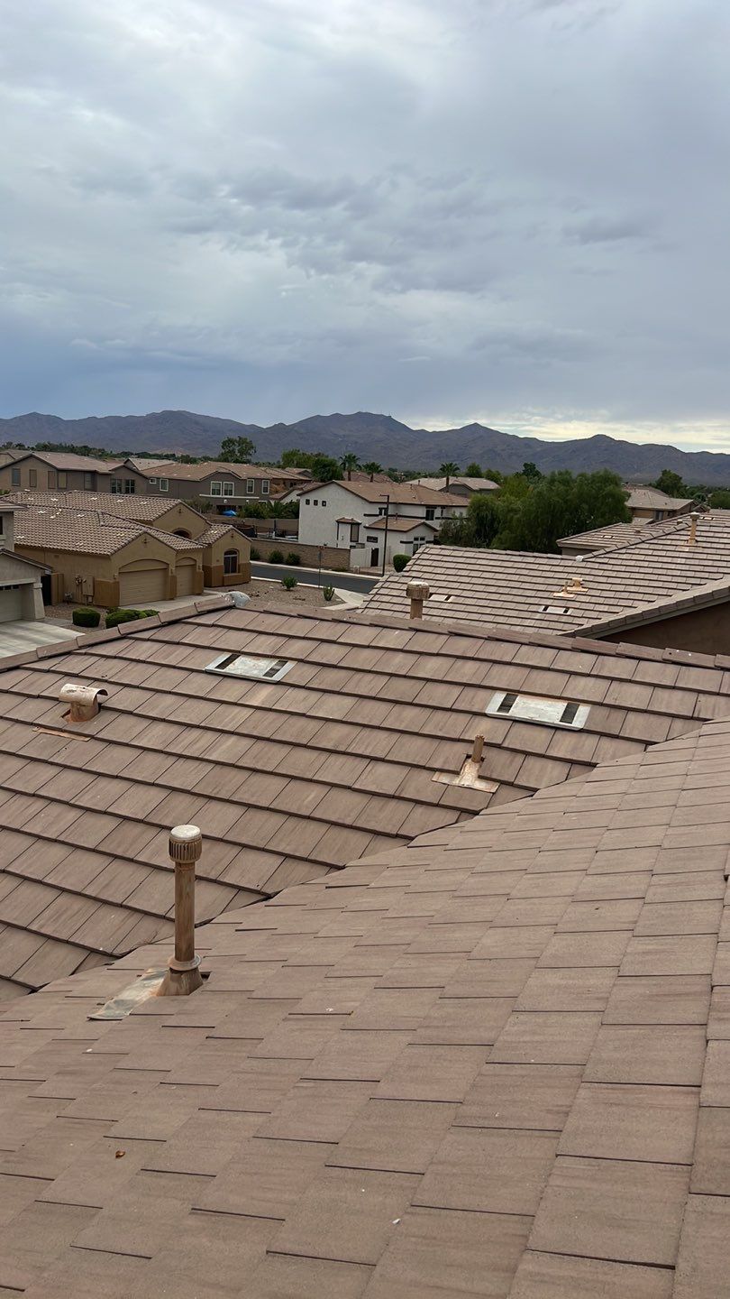 Terracotta Brown Concrete Tile  by Reimagine Roofing