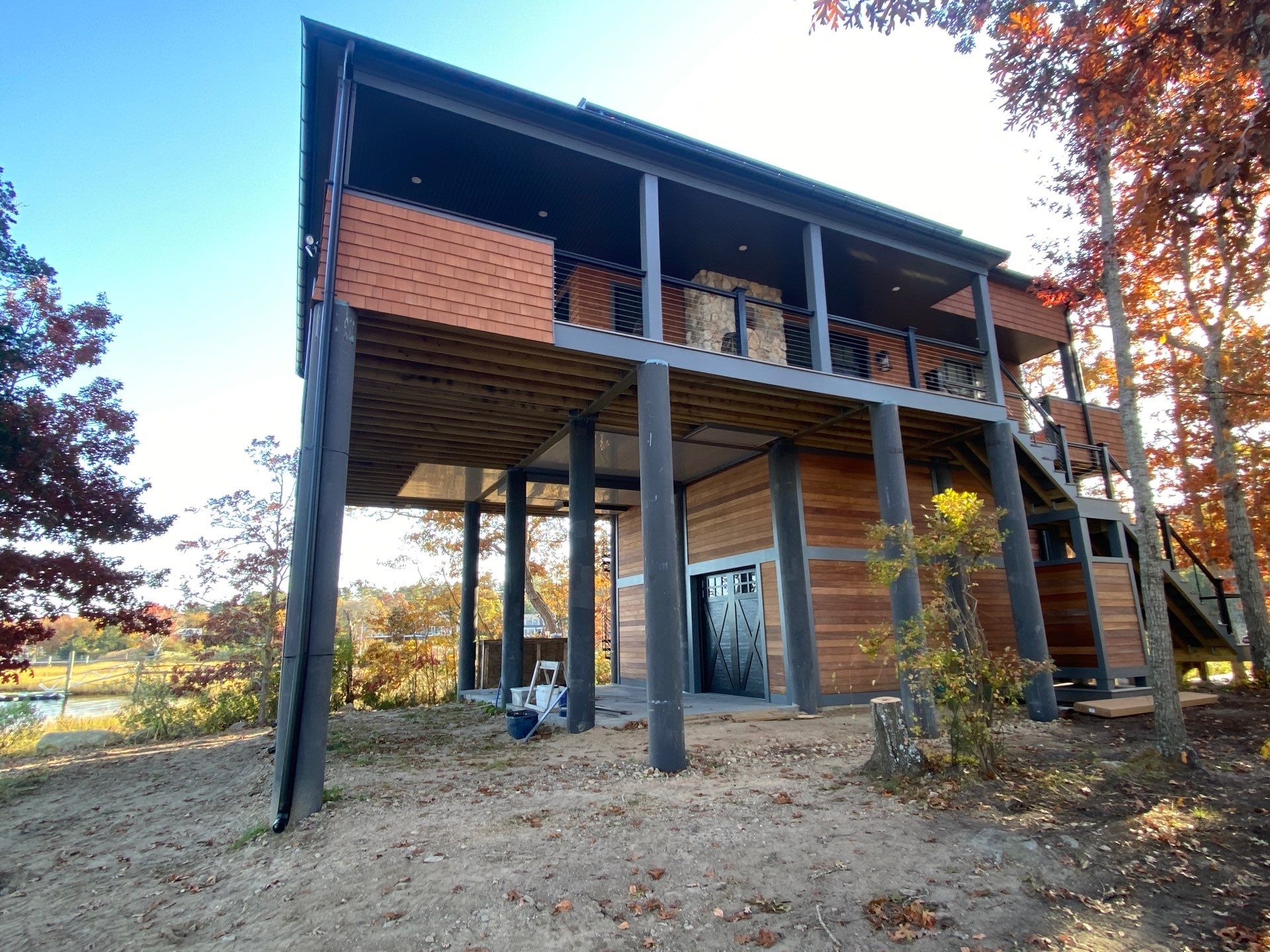 Gutter Installation using 6" Half Round Aluminum Gutter by Gutter Pro Enterprises