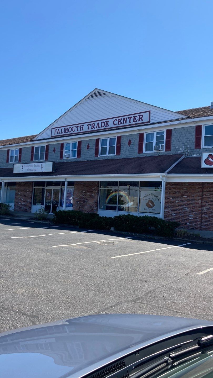 Gutter Installation using 6" K-Style Aluminum Gutter at The Falmouth Trade Center by Gutter Pro Enterprises