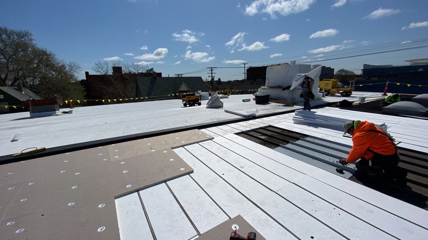 Commercial Roofing Installation using TPO Membrane by Runyon & Sons Roofing
