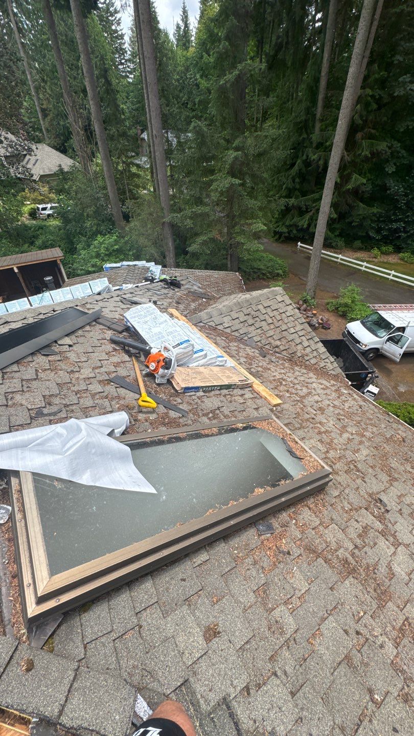 Residential Roofing Installation using GAF HDZ Shingles by Roofing Formula LLC