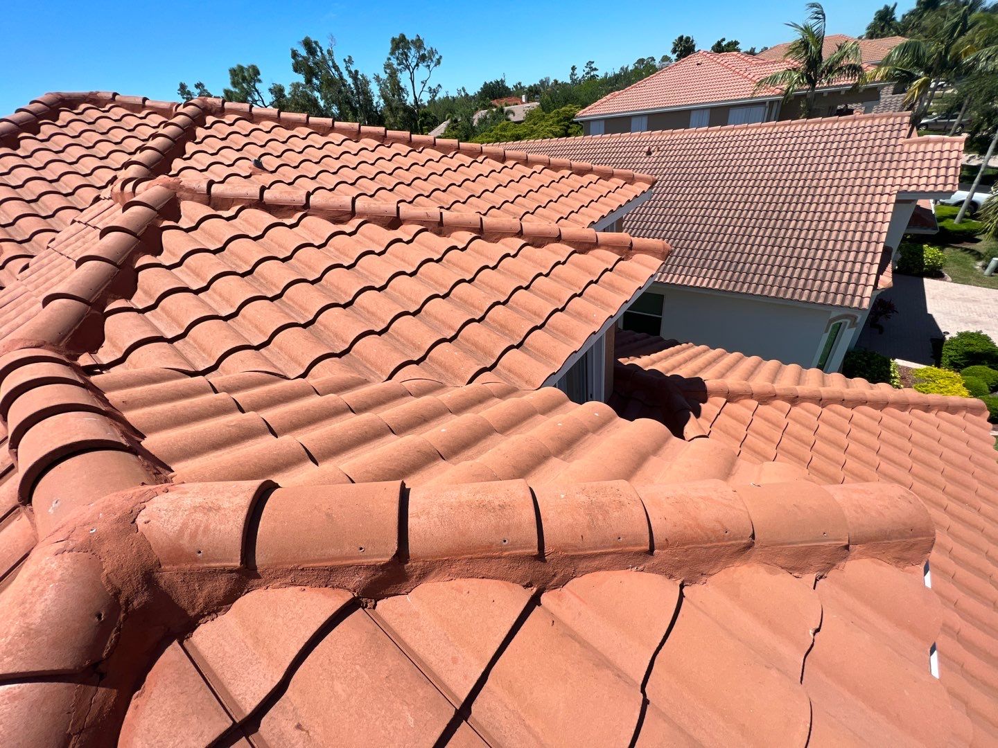 Residential Roofing Repair using Concrete Tile by Four Peaks Roofing