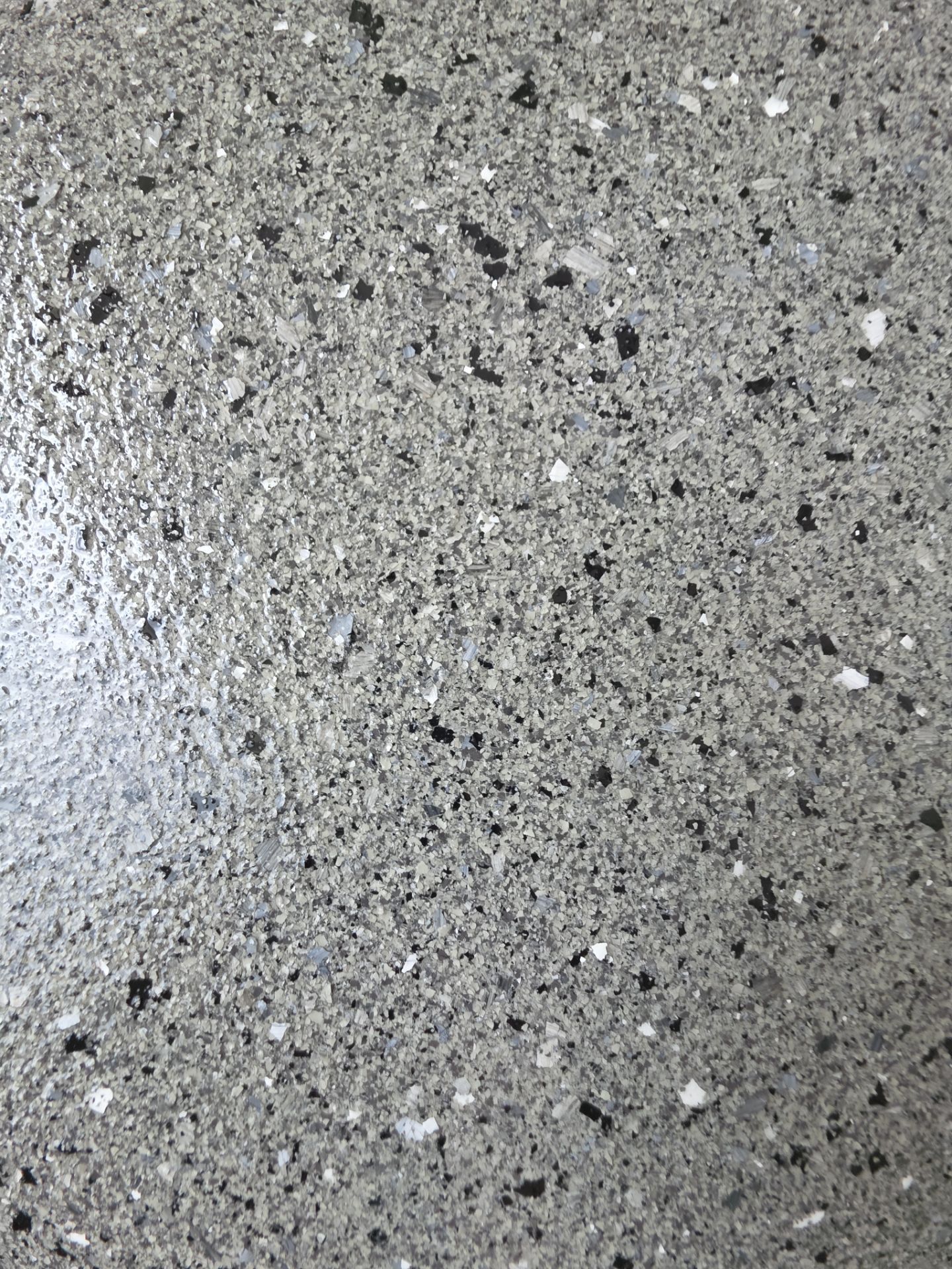 Custom Slate Hybrid Polyaspartic Garage Floor Coating in Coeur d'Alene by Croc Coatings, LLC
