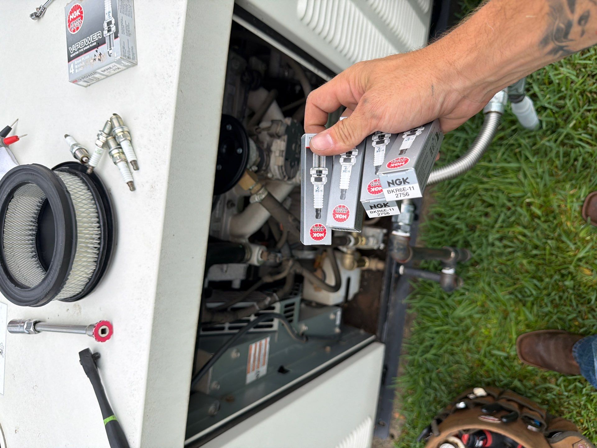 Generac Standby Generator Preventative Maintenance in Conroe, Texas by GenTex Elite Services