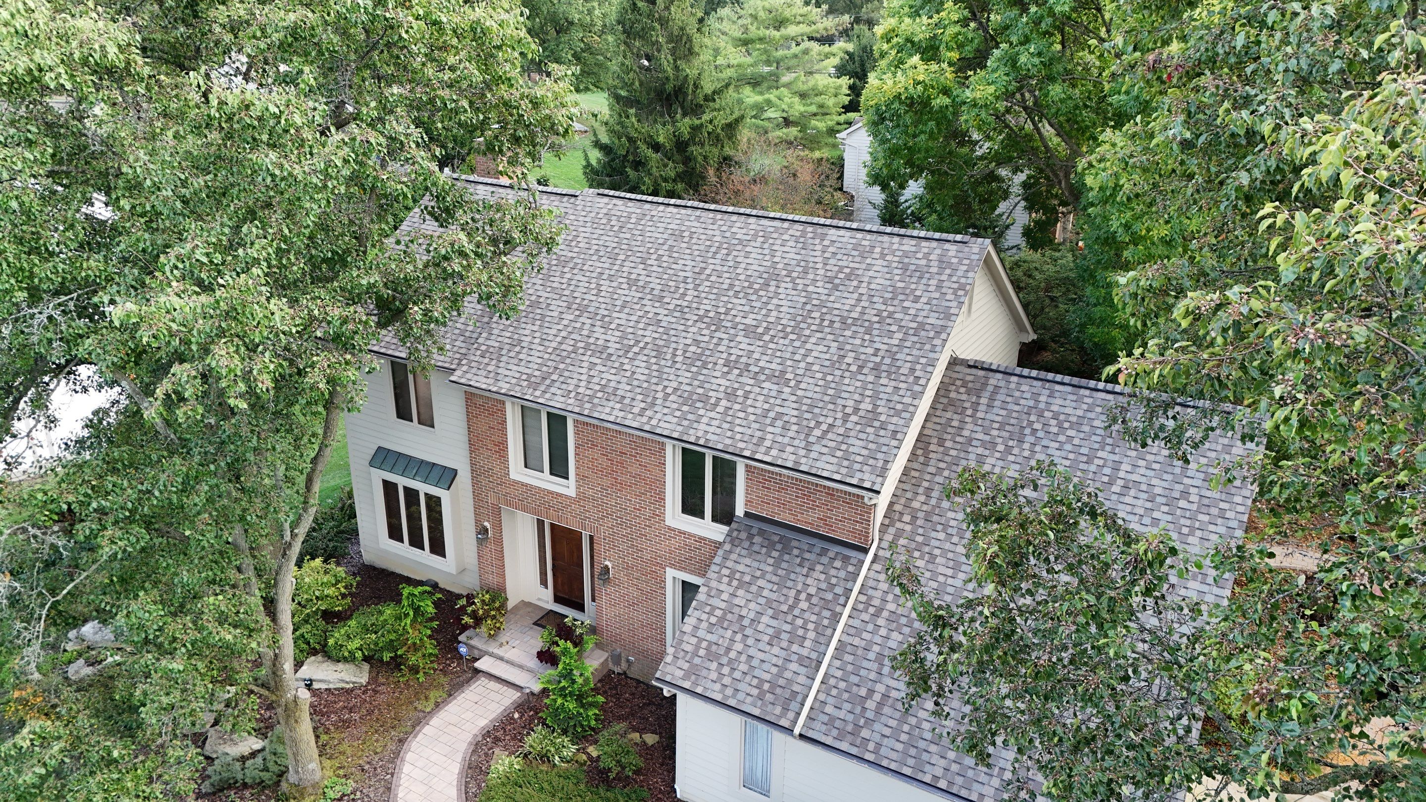 Residential Roofing installation using Certainteed Landmark Pro Shingles and Gutter Guard Installation by Best Roofing & Siding Company