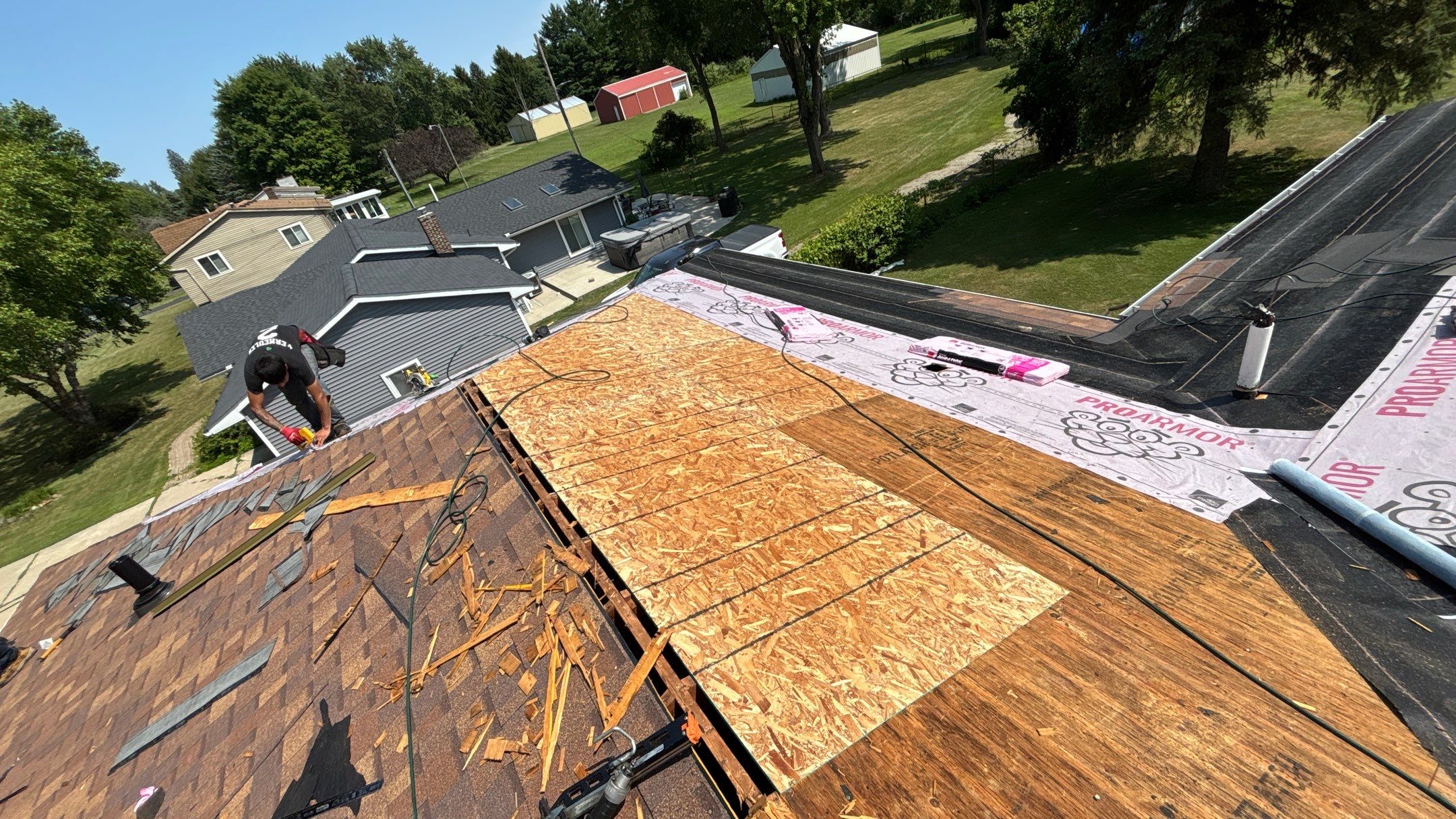 Roof Replacement using Owens Corning Tru Definitions by 180 Contractors