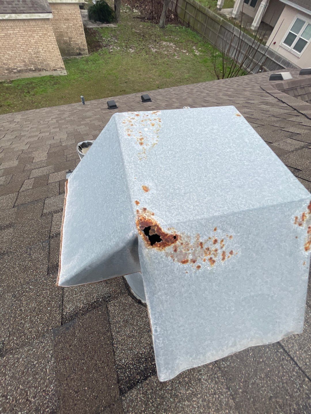 Residential Roofing Repair using Attic Vents by Lighthouse Roofing