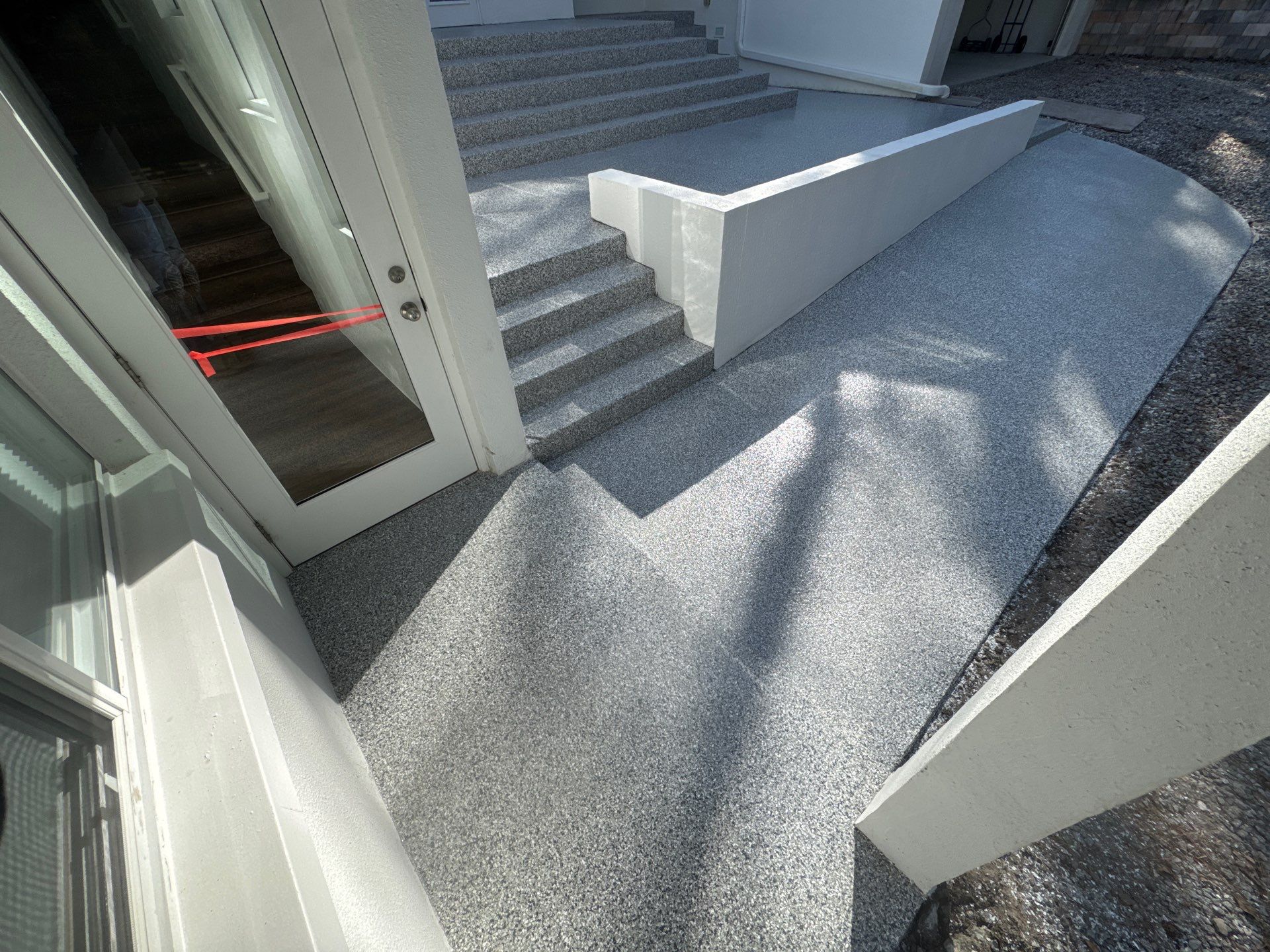 Entry and Garage in Gainesville, FL inSlate Stone by Cross Creek Concrete Coatings