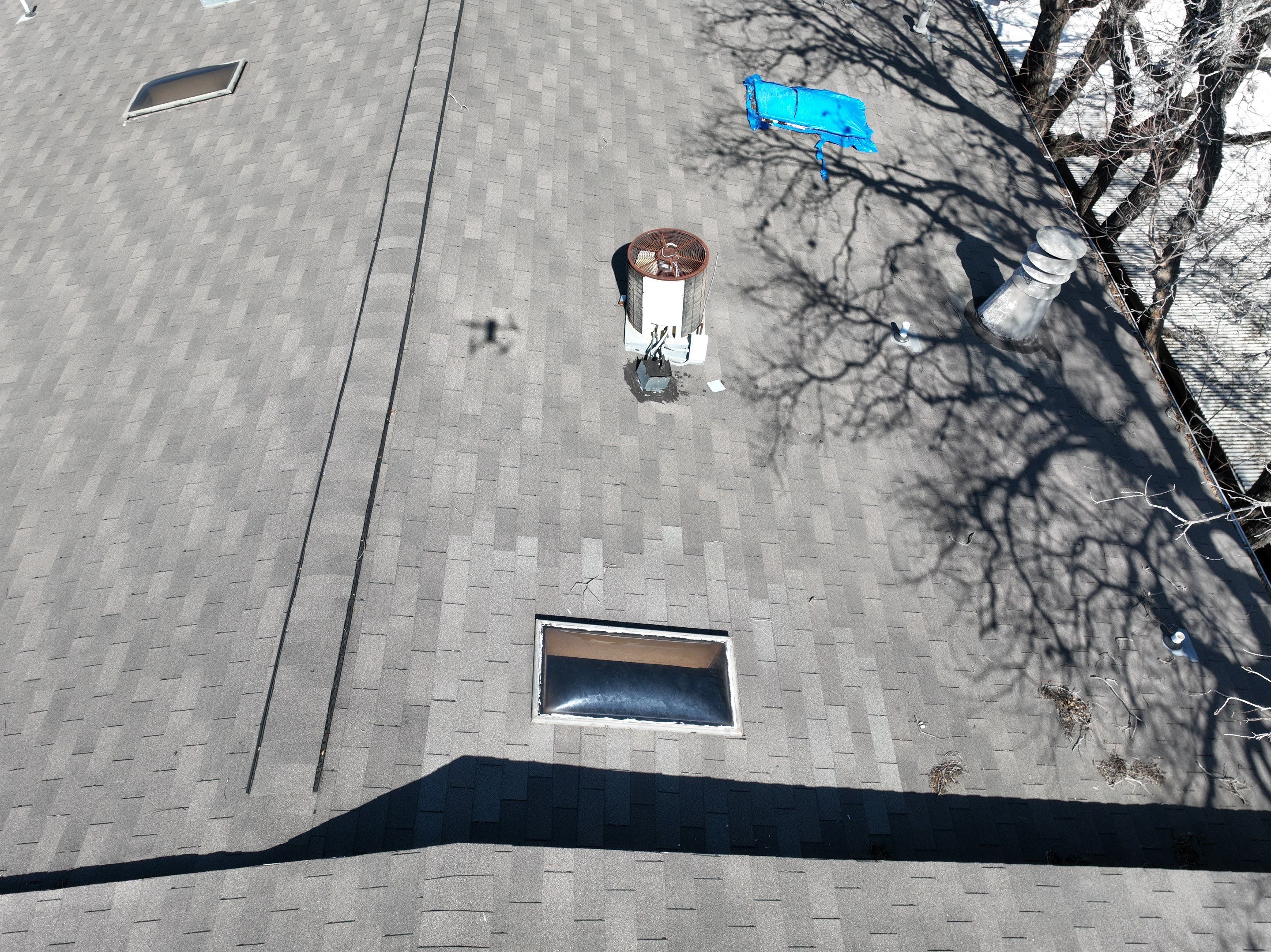 Commercial Roof Inspection using Drone Inspection by Premier Roofing and Contracting