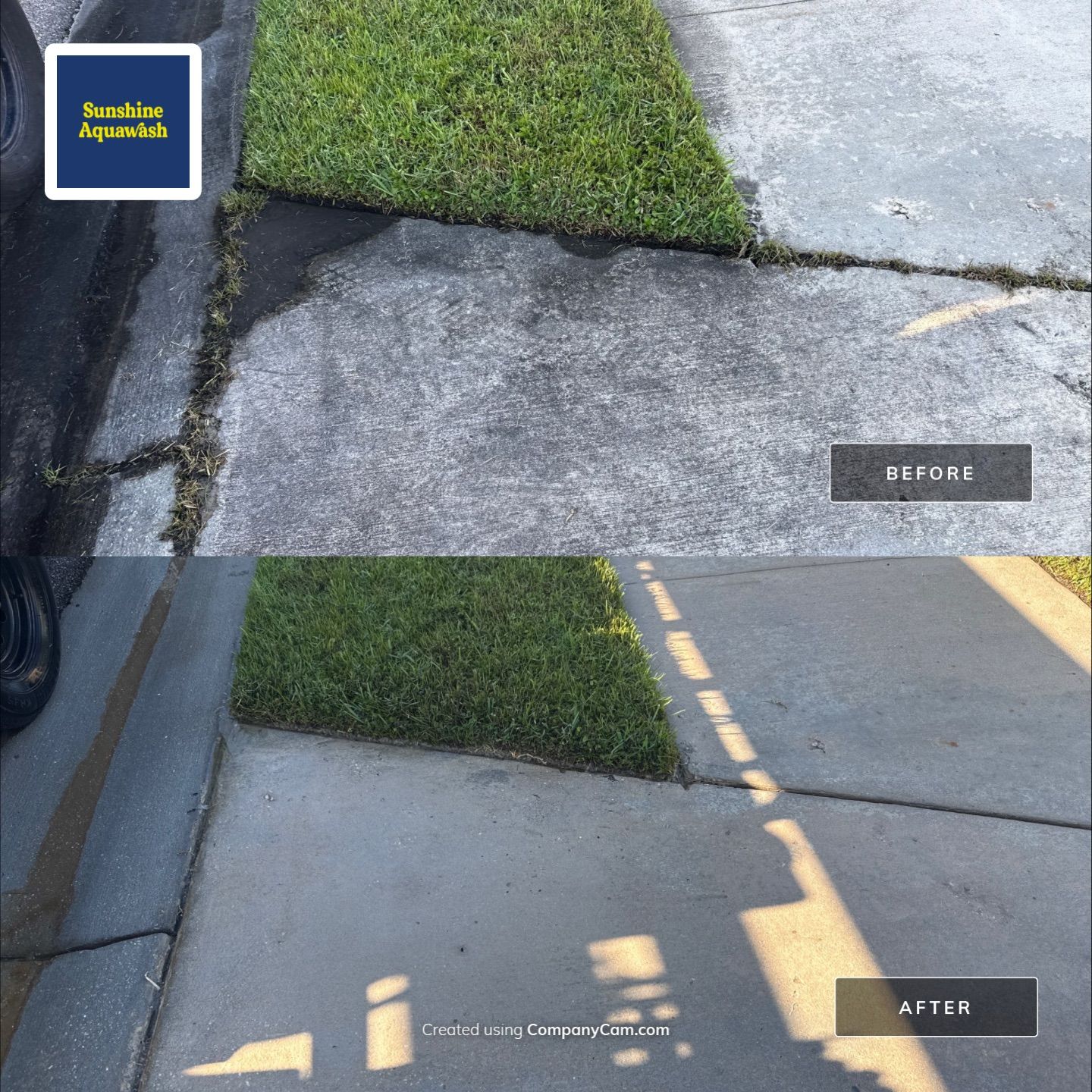 π‘ Safety and curb appeal go hand in hand! by Sunshine AquaWash
