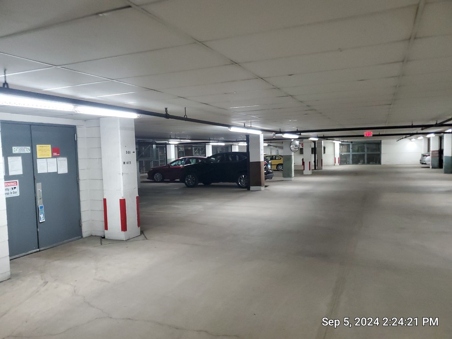 Parking Garage Sweeping & Concrete Deep Cleaning by Northern Power Washing LLC.