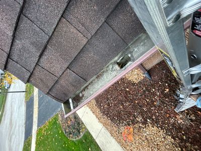Turtle Shell gutter protection installation in Naperville, IL 60563, photograph 7