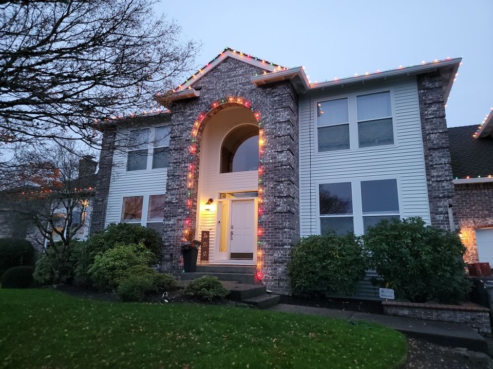 Holiday Lighting using C9 Incandescent - Transparent Colors by Paul Schopp