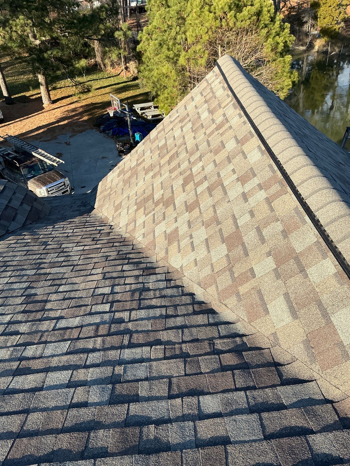 Waterfront Roof Replacement in White Stone, VA by Cade Construction