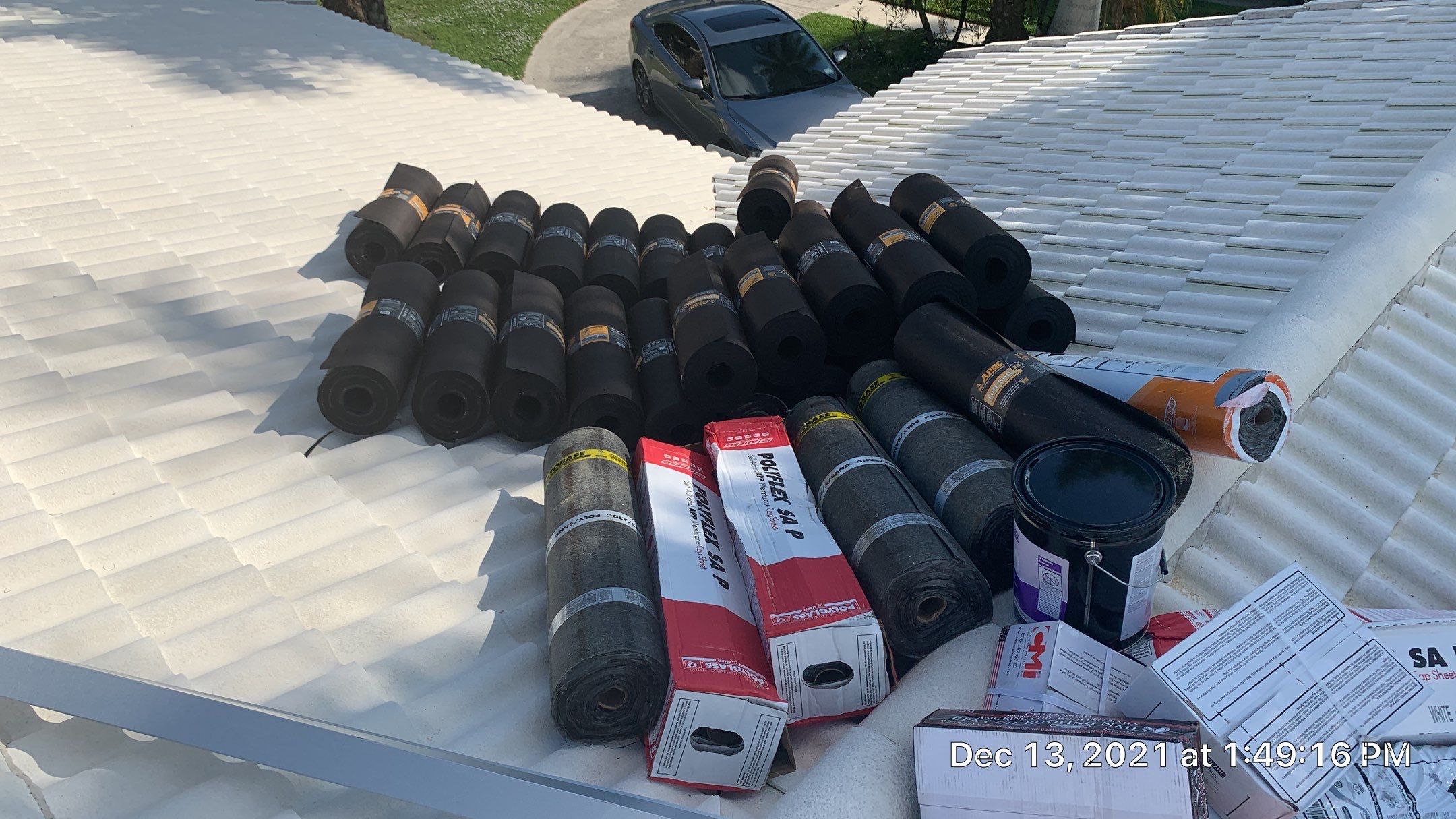 Residential Roofing Installation using 1" Nail strip metal roof by BLUES BROTHERS ROOFING