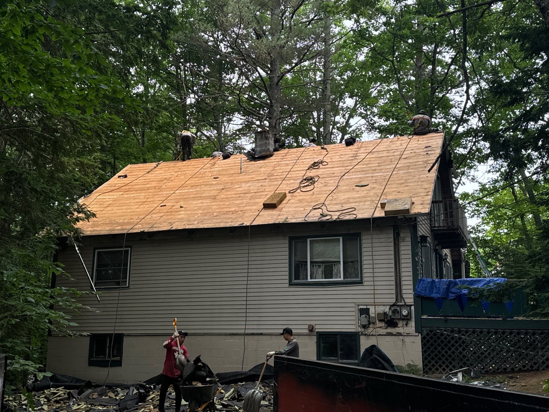 New Roof in Sanbornville, NH by Tall pine roofing
