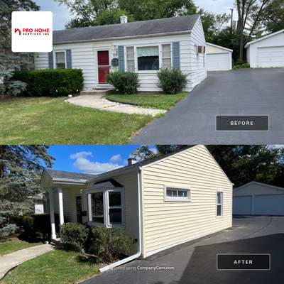Siding Installation using Alside Charter Oak Siding 