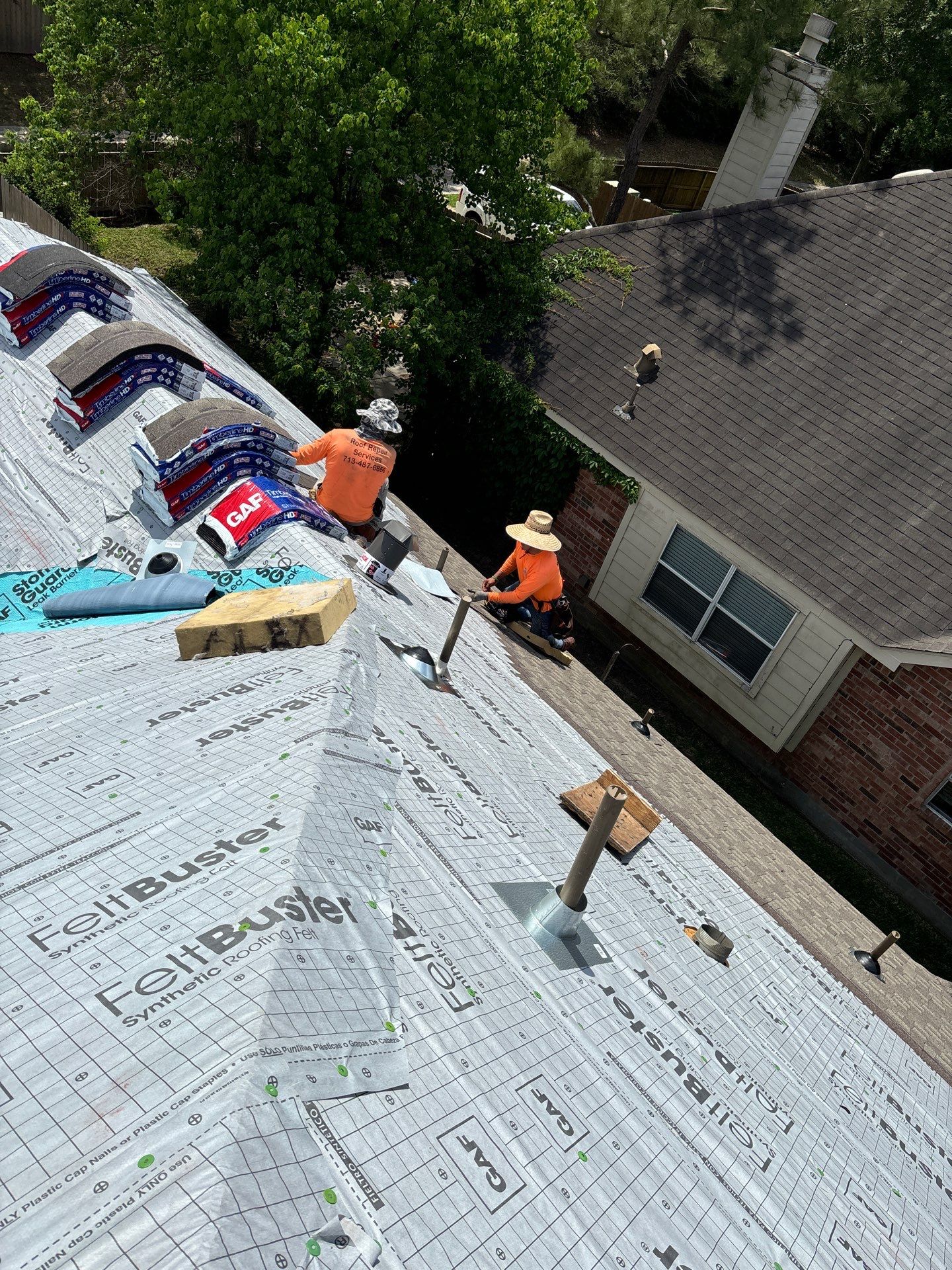 Roof Replacement in Sterling Ridge, Spring TX by Roof Repair Company