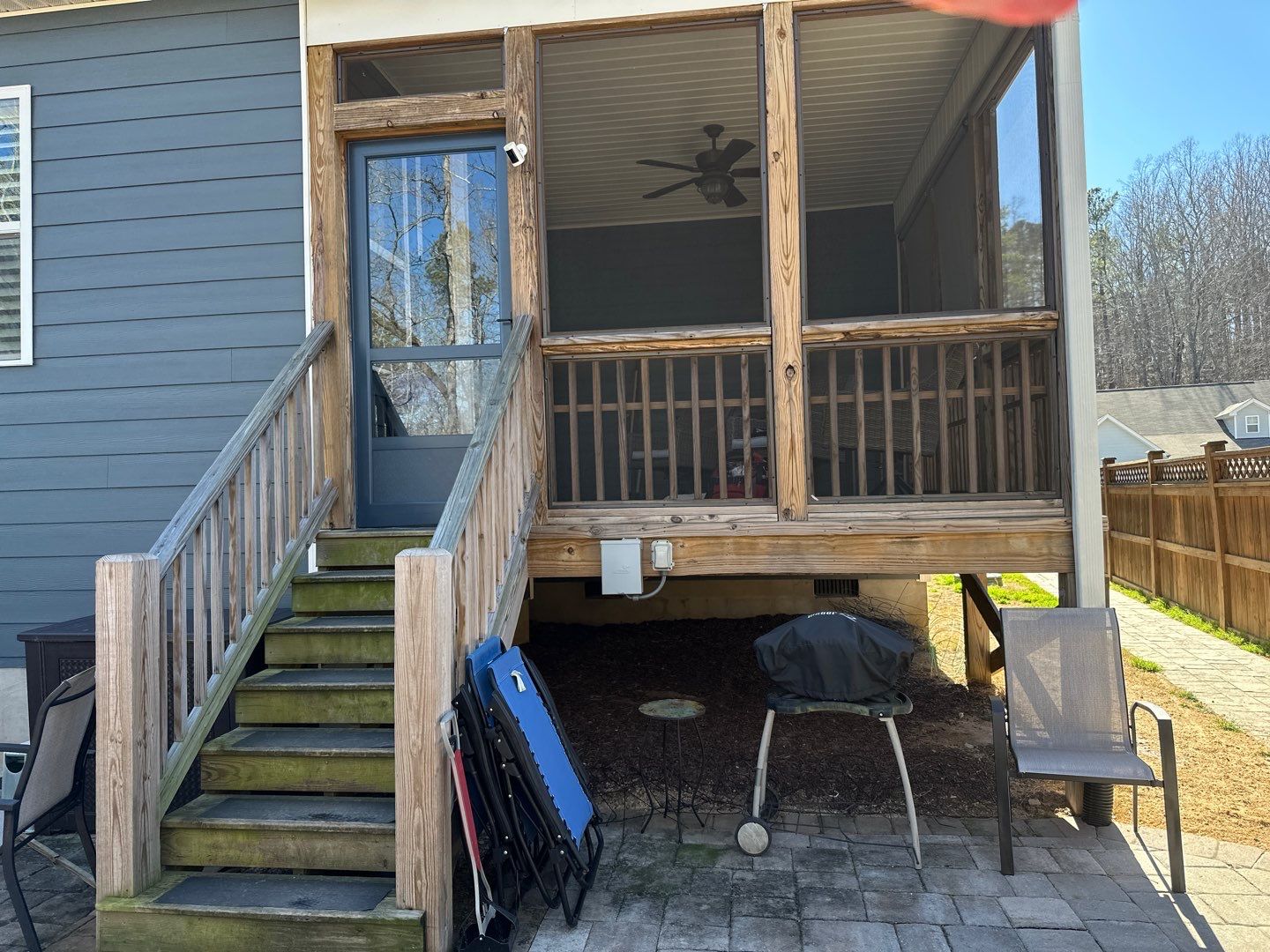 Weathered Deck using Wood Sealant by DuraSeal