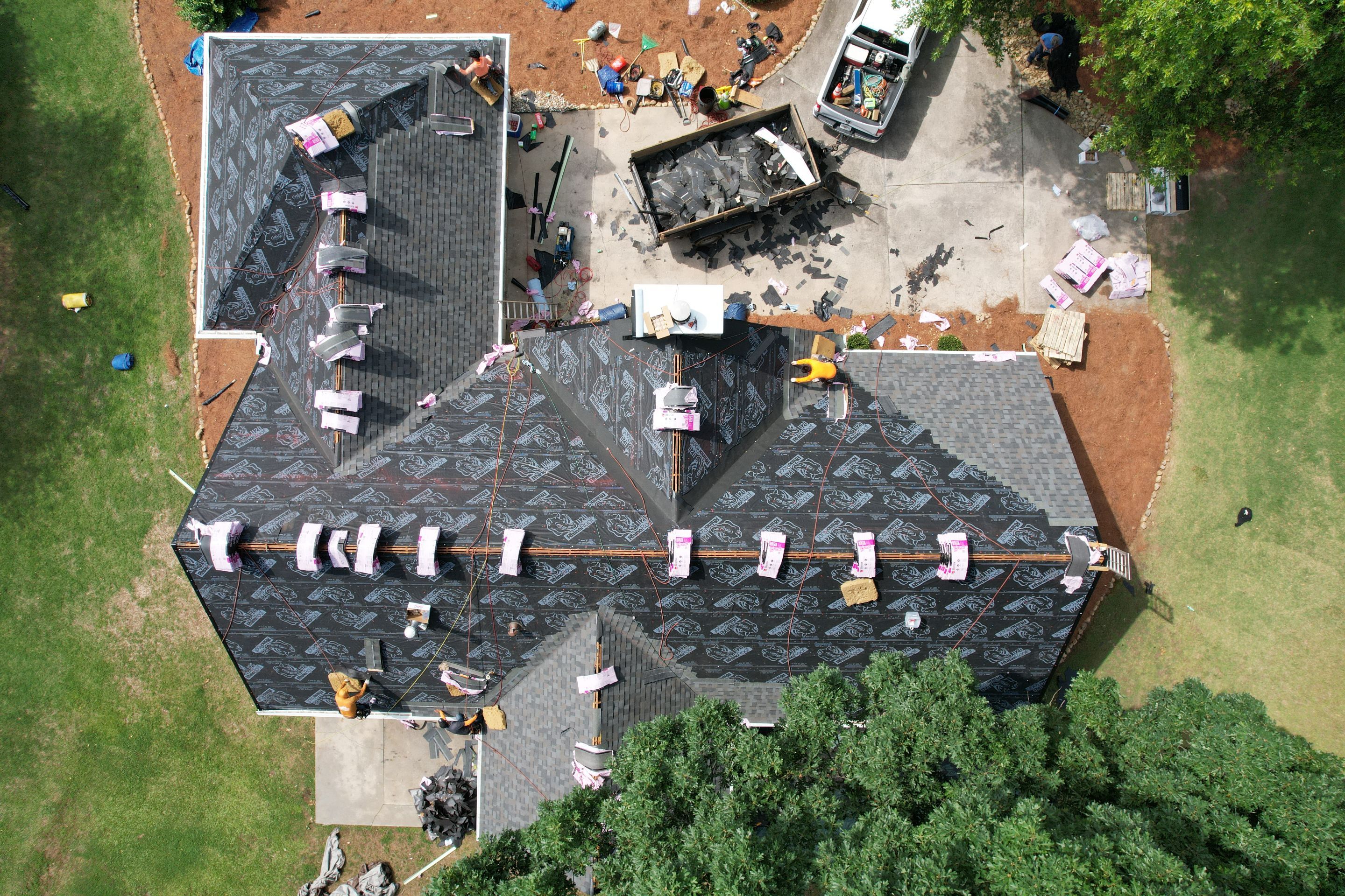 Residential Roofing Installation using Owens Corning by Inspector Roofing and Restoration