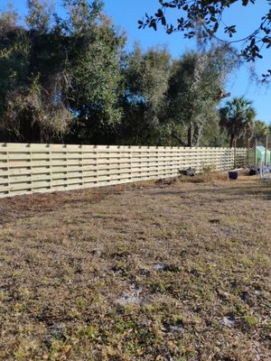 Horizontal Shadowbox Fence in Port Charlotte