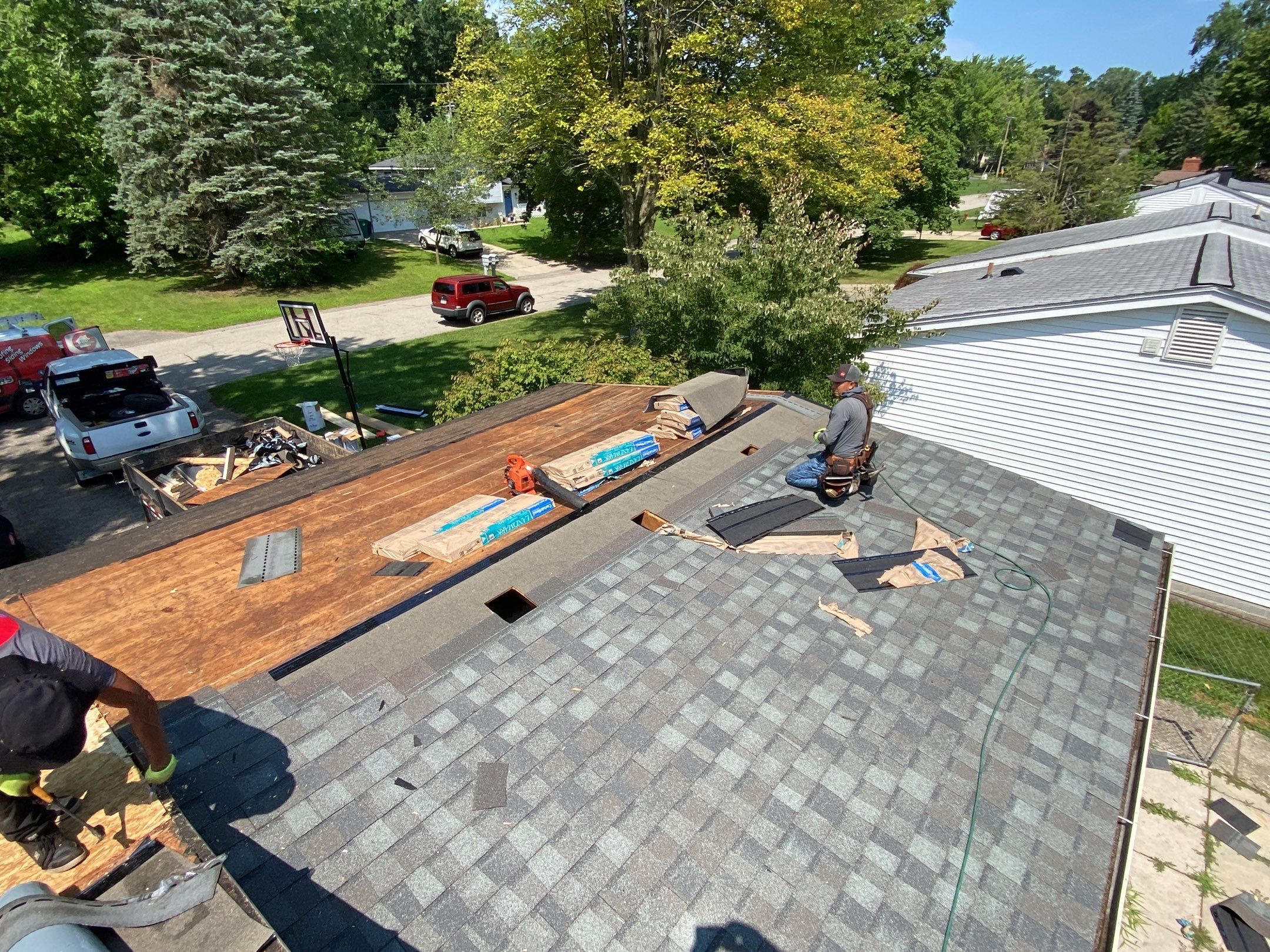 Roof Replacement using CertainTeed Landmark by 180 Contractors