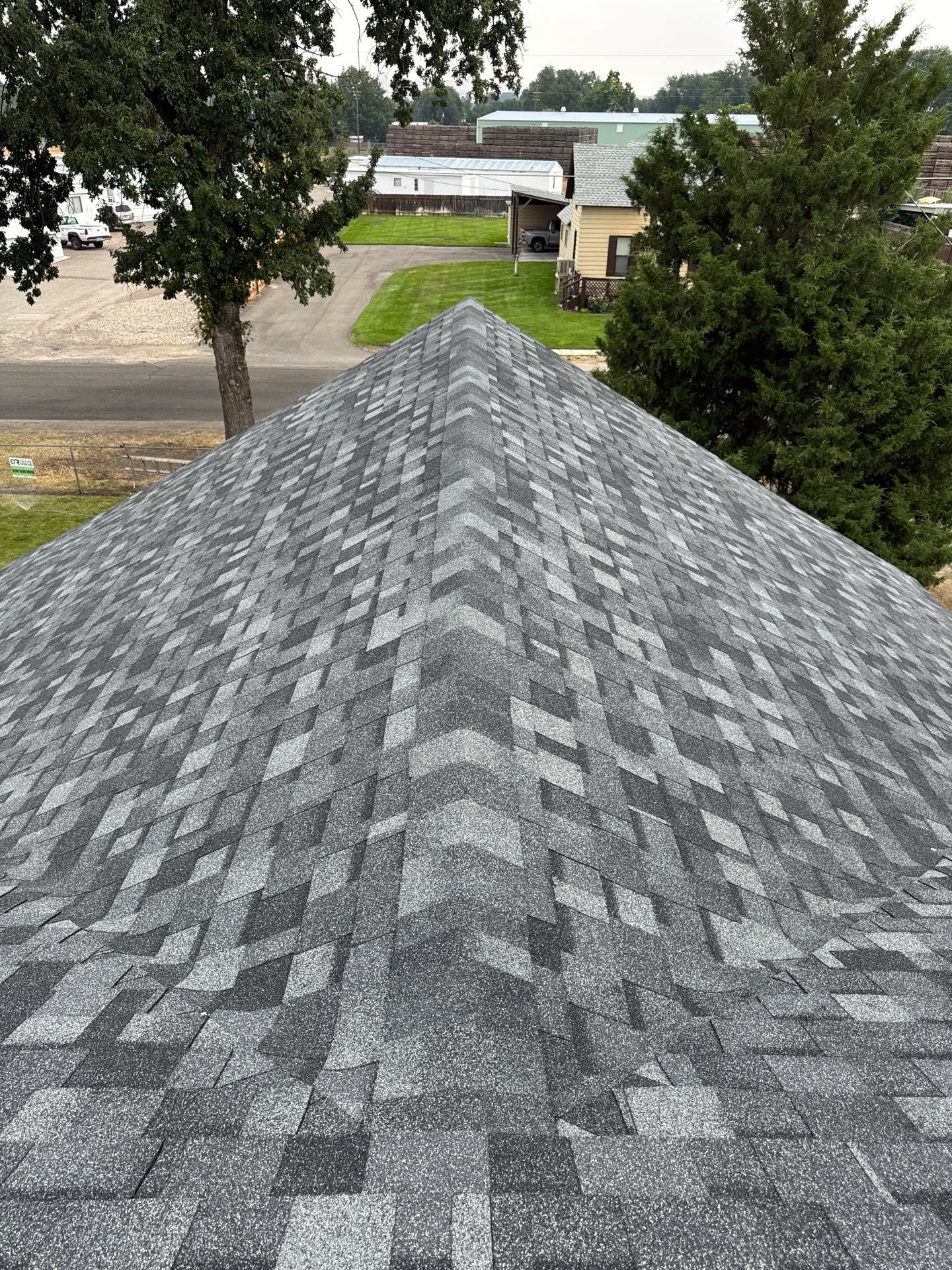 Residential Roof Replacement Featuring Multi-Tonal Architectural Shingles in Payette by Olive Roofing