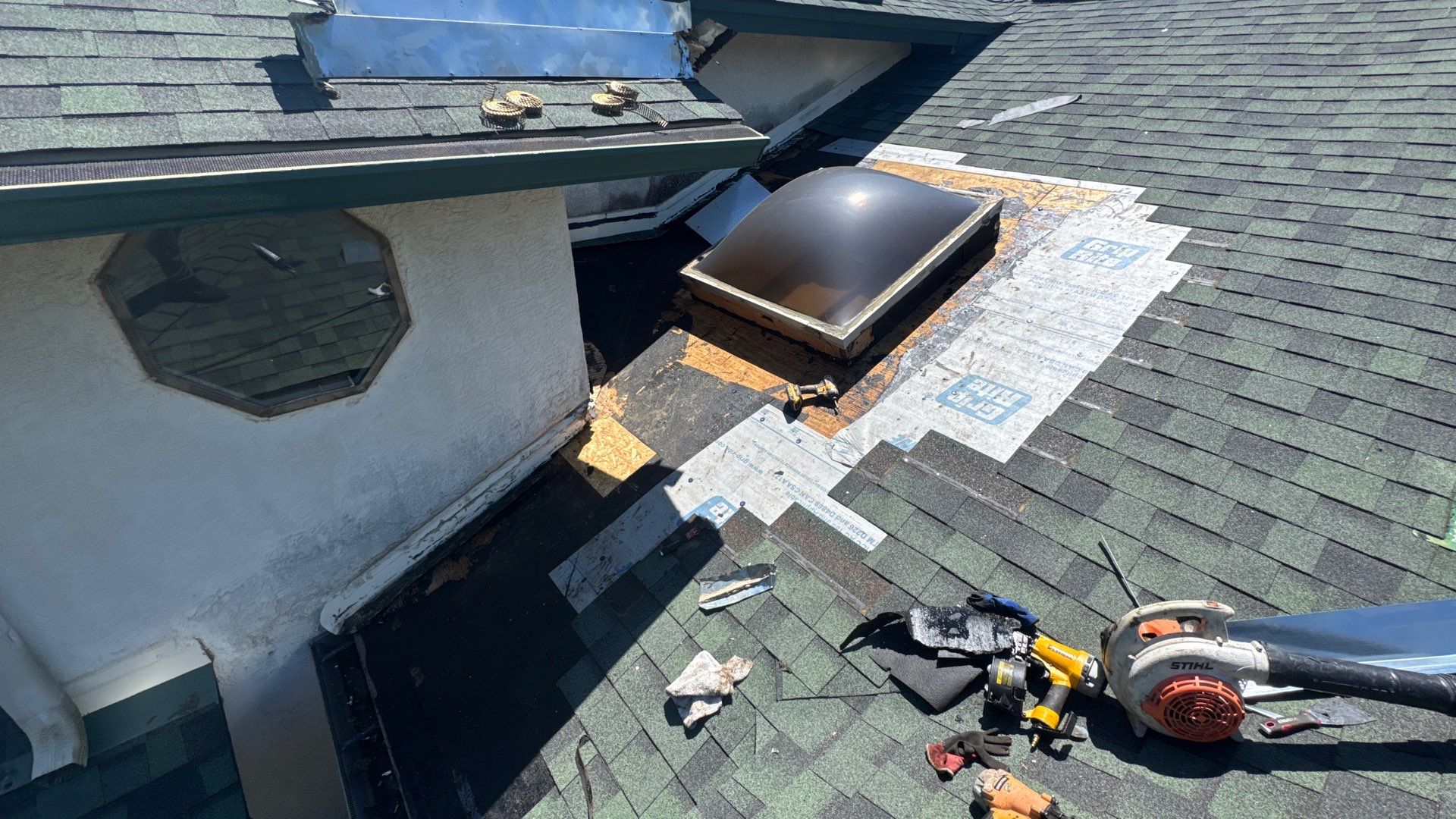 Roof Repair Skylight Repair 78015 by Rox Roofing
