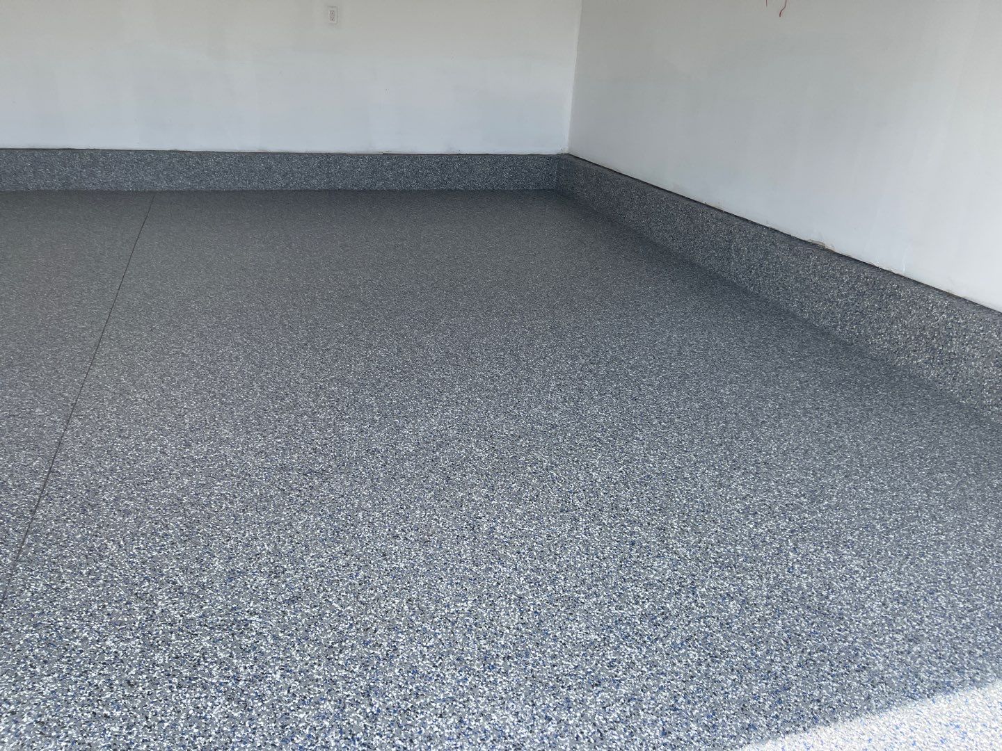 Garage Floor using Galaxy Blue by Your1DayFloor.com