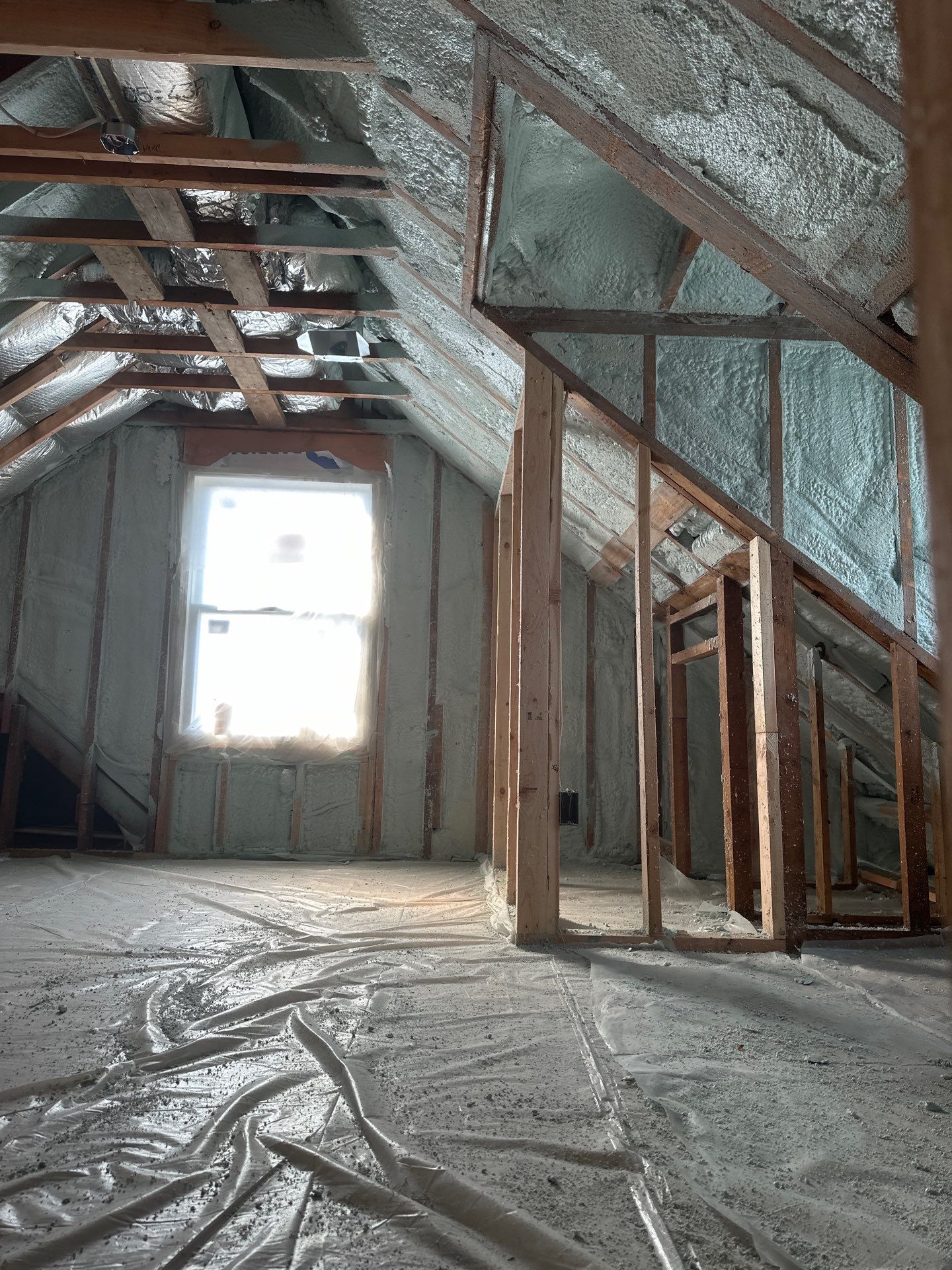New Home Construction using Closed Cell Spray Foam by NYS Foam & Energy