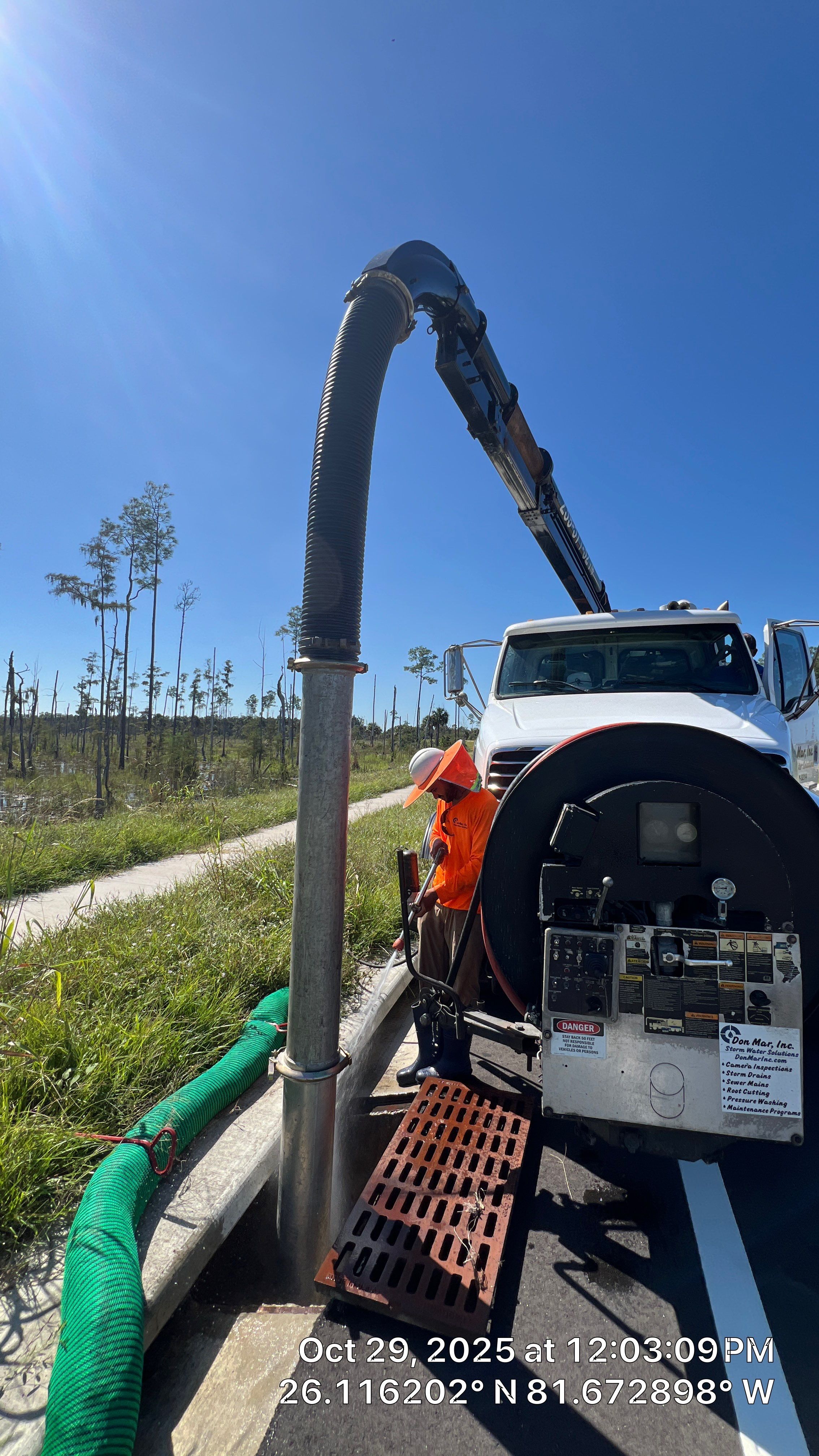 New Construction Road off Rattlesnake in Naples by Don Mar, Inc. Storm Water Solutions