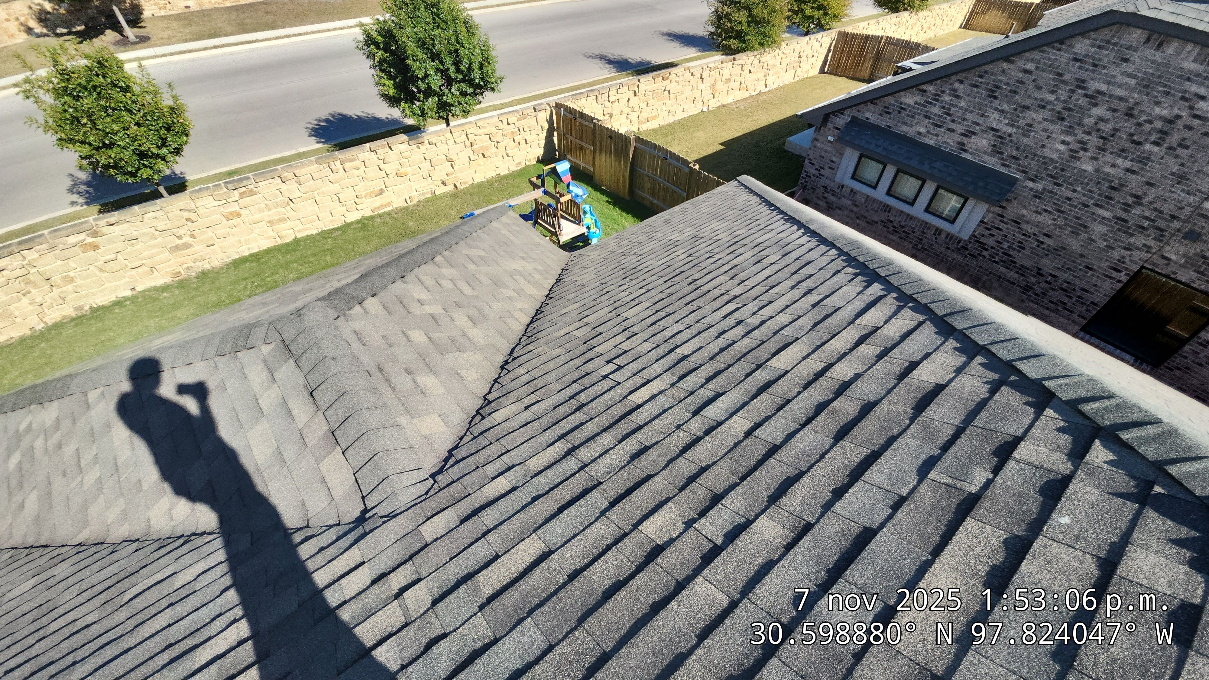 Hail Damage Roof Replacement and Sheathing Repair in Leander by Caliber Restoration LLC
