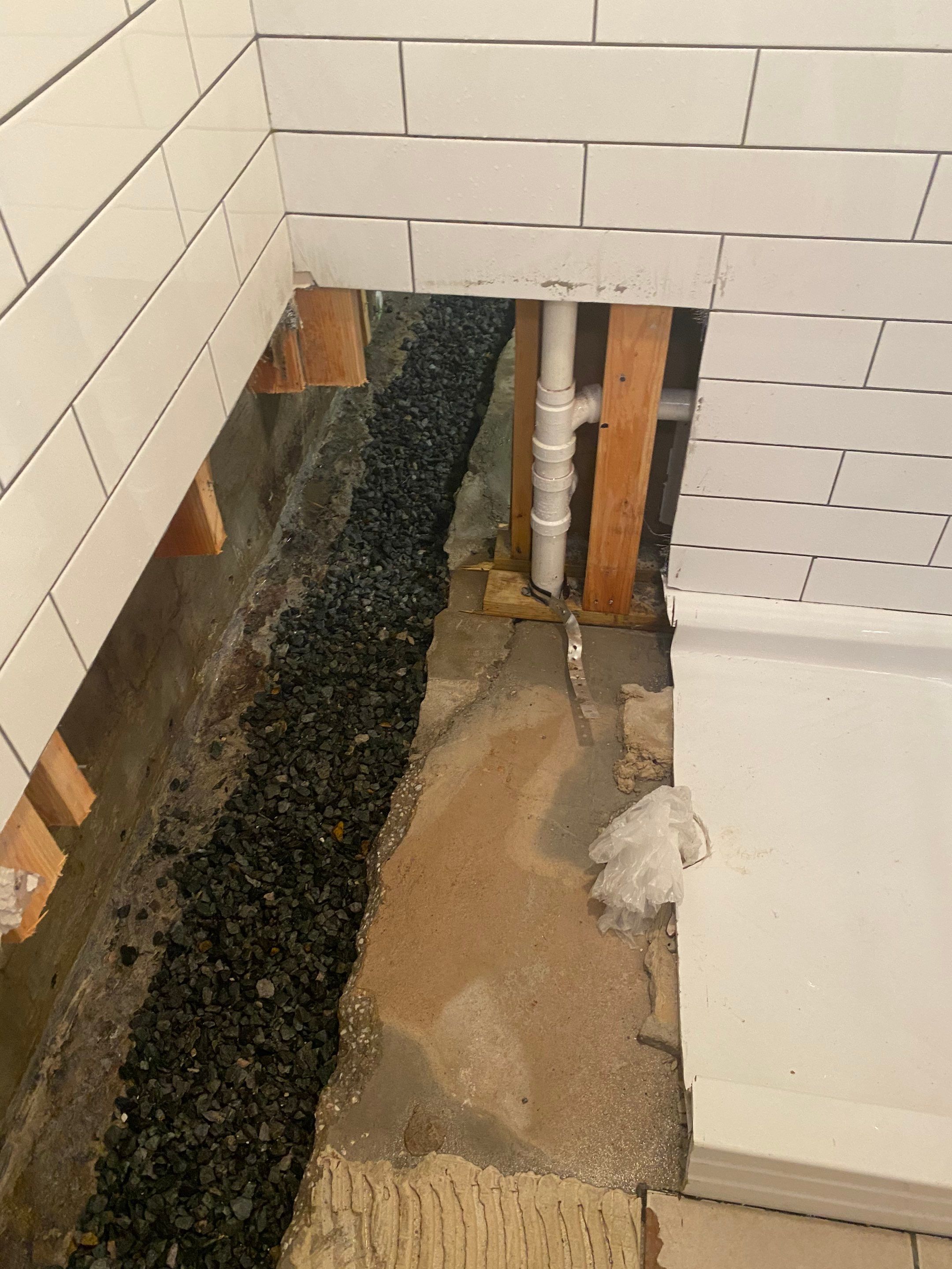 Interior French Drain Job in West Orange, NJ by Pure Service Pro, LLC 