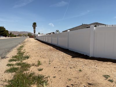 Fence Installation using Vinyl