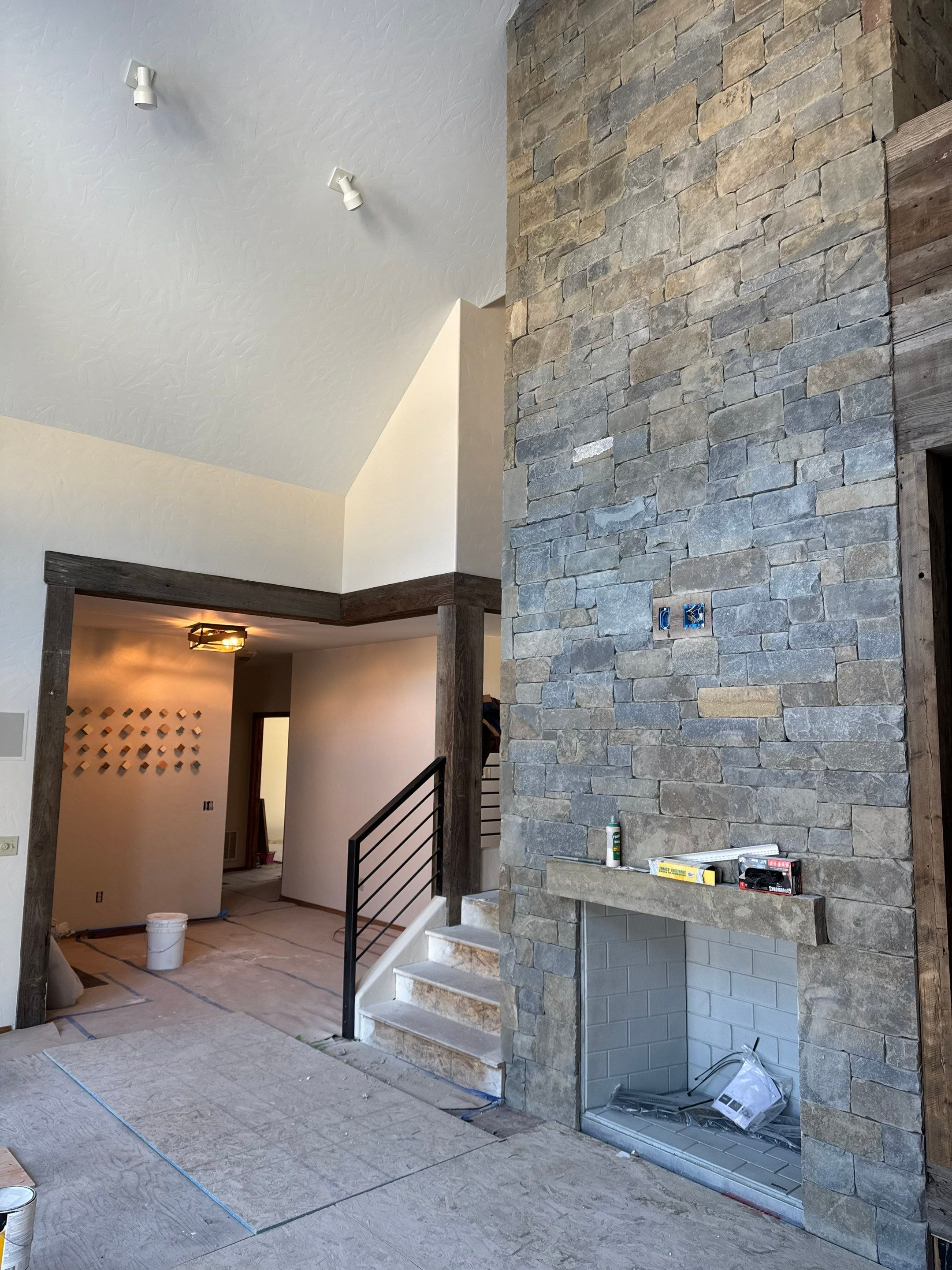 Renovation Project in Big Sky by Blue Room Construction LLC